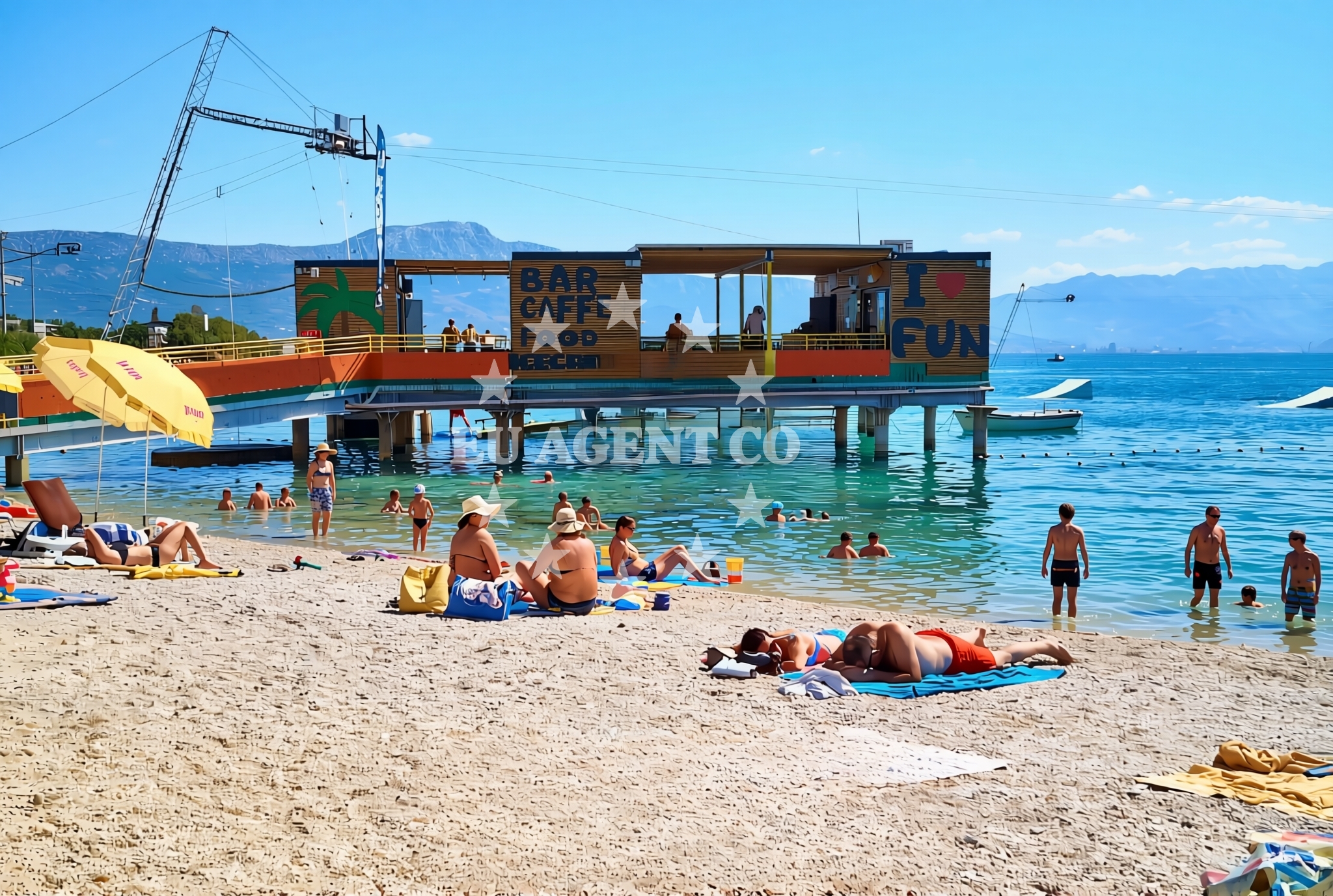 Additional view of Divulje: beaches and coves in Divulje