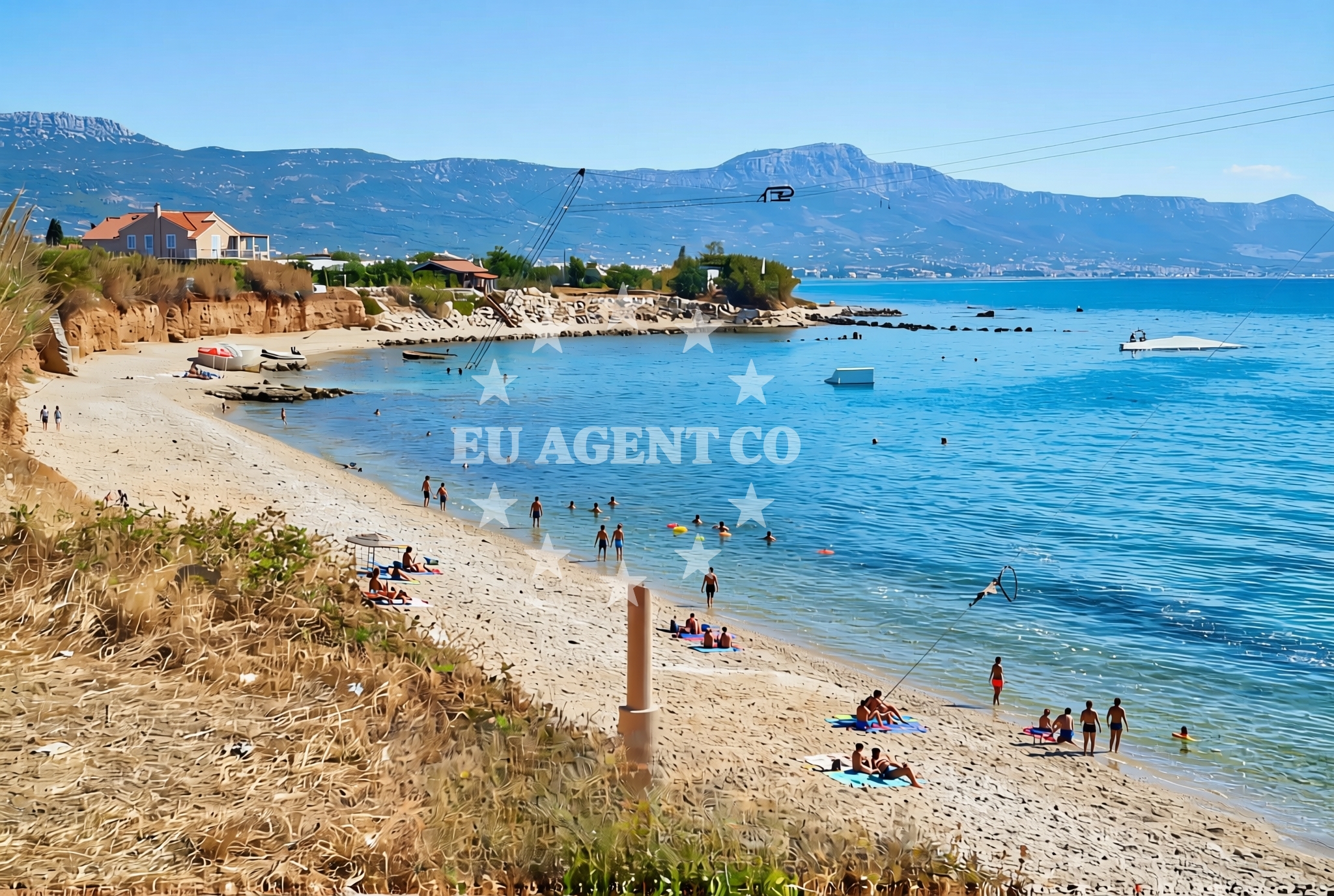 Additional view of Divulje: beaches and coves in Divulje
