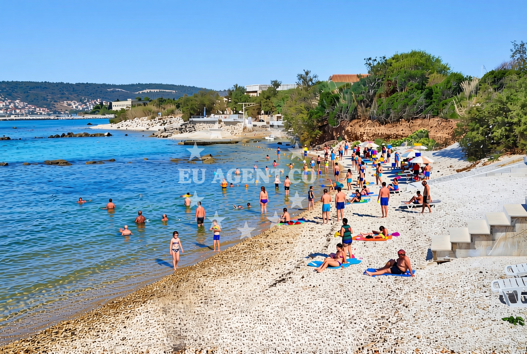 Additional view of Divulje istok, Kaštel Štafilić Beach in Divulje istok