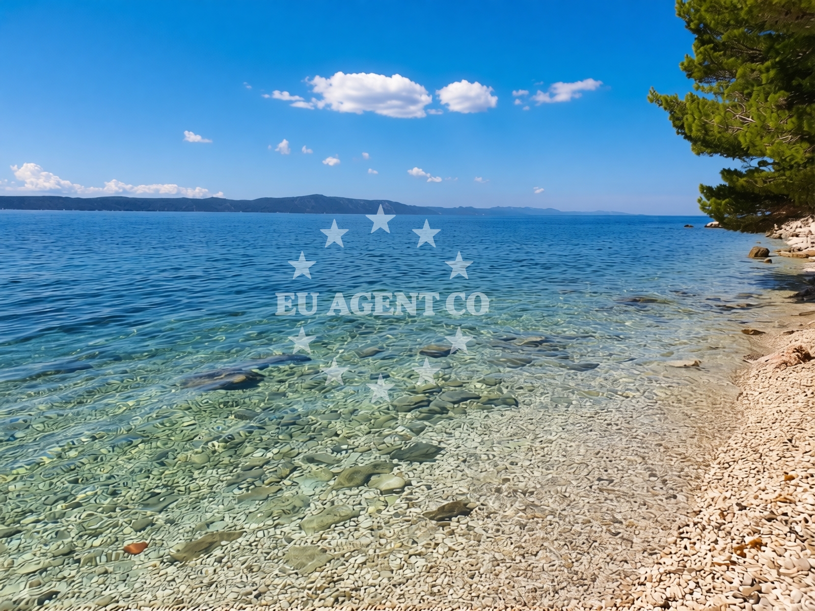 Additional view of Djevicanska beach in igrane 206/A, Igrane