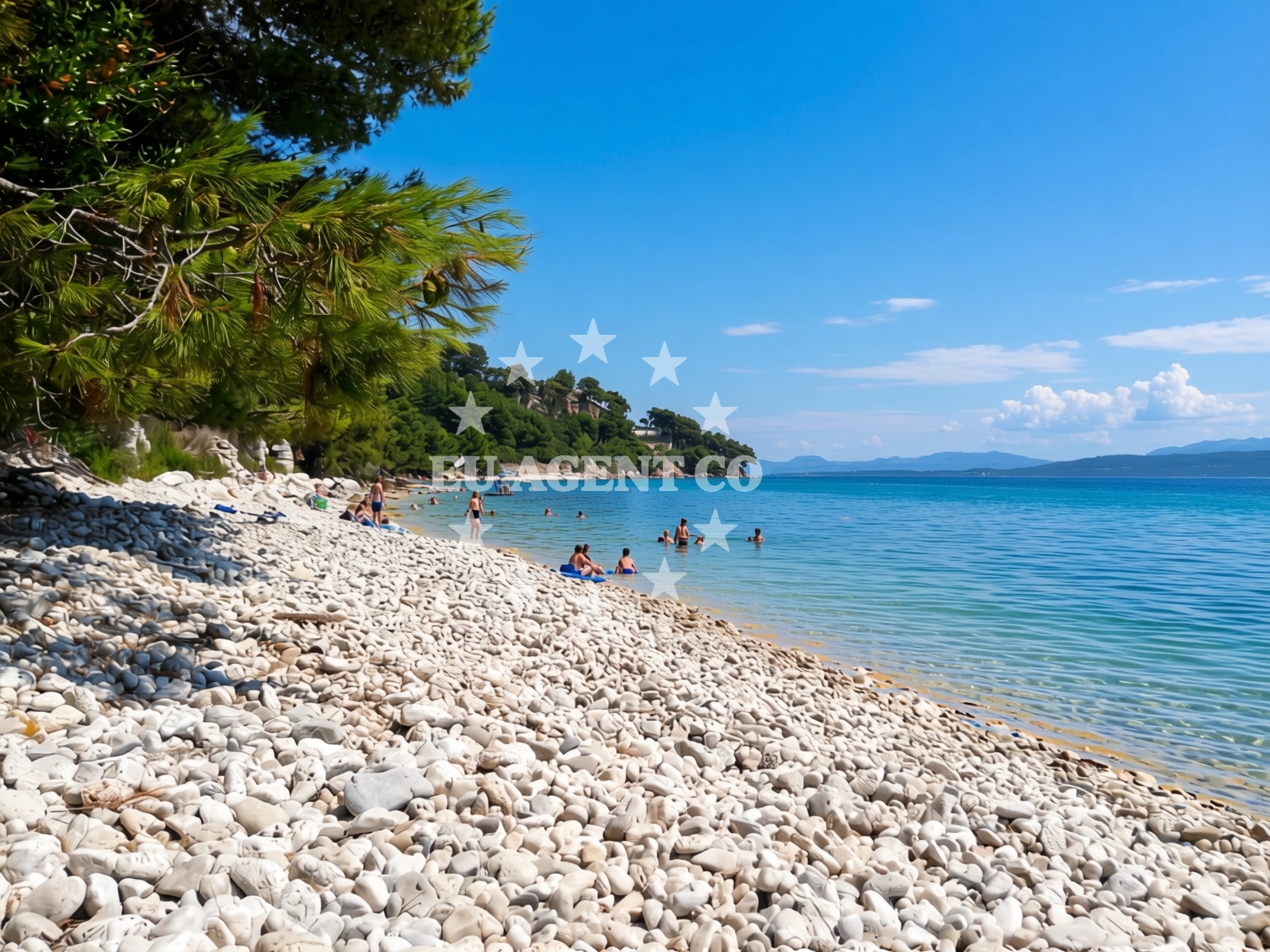 Additional view of Djevicanska beach in igrane 206/A, Igrane