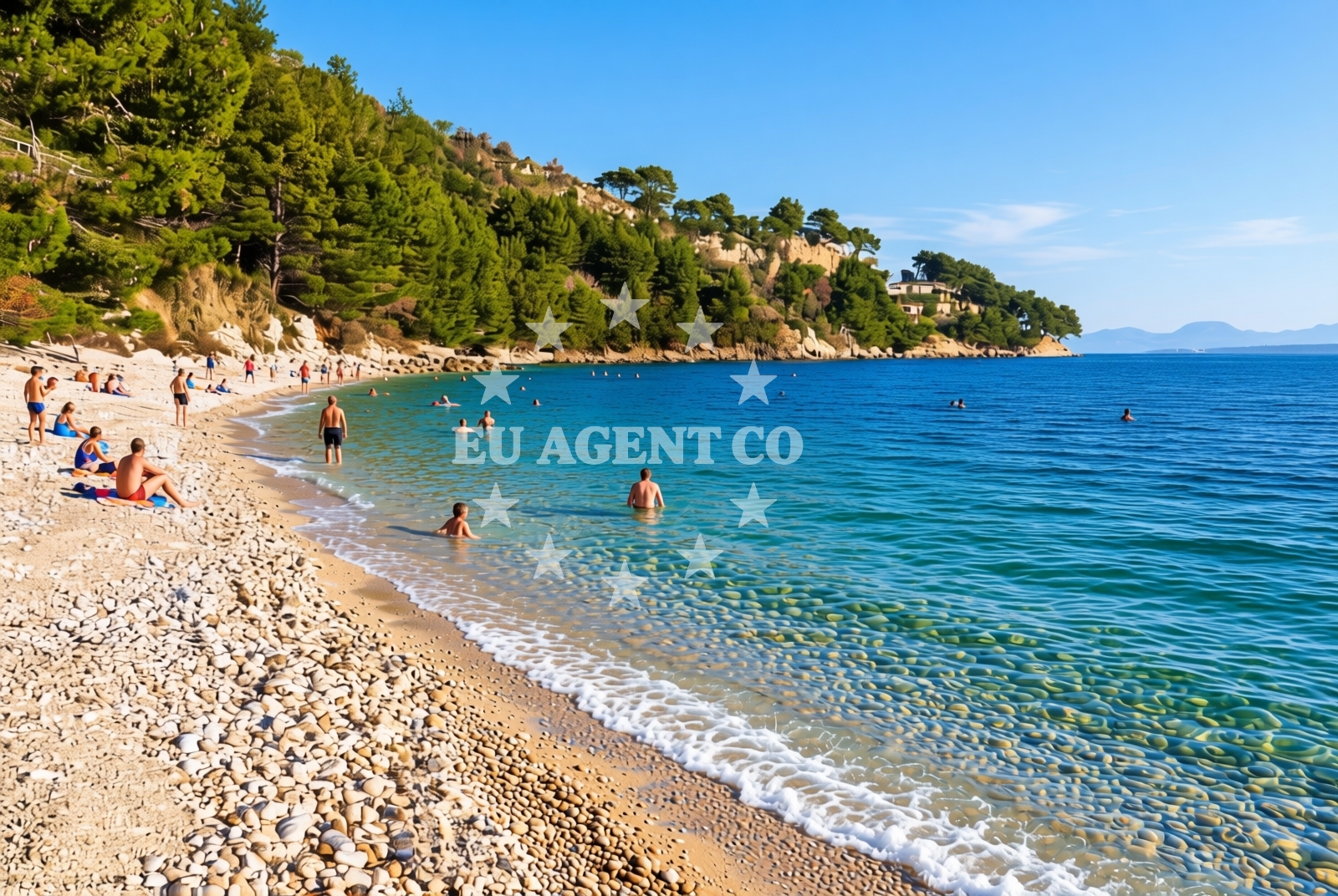 Additional view of Djevicanska beach in igrane 206/A, Igrane
