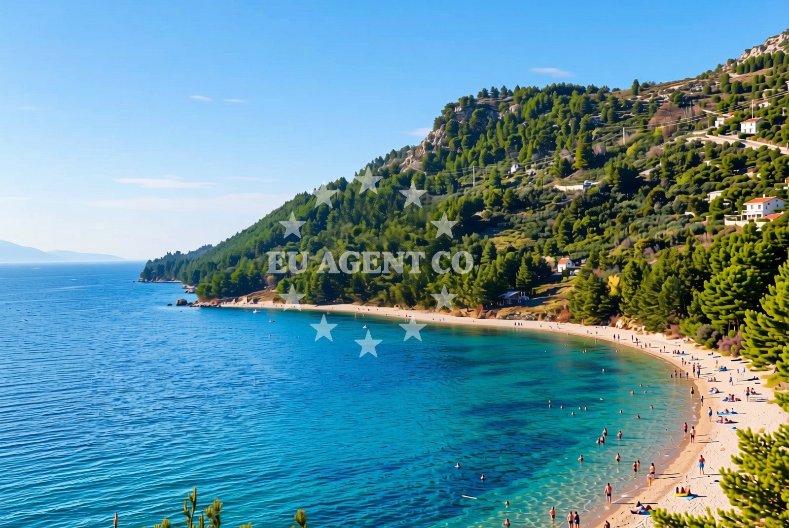 Additional view of Djevicanska beach in igrane 206/A, Igrane