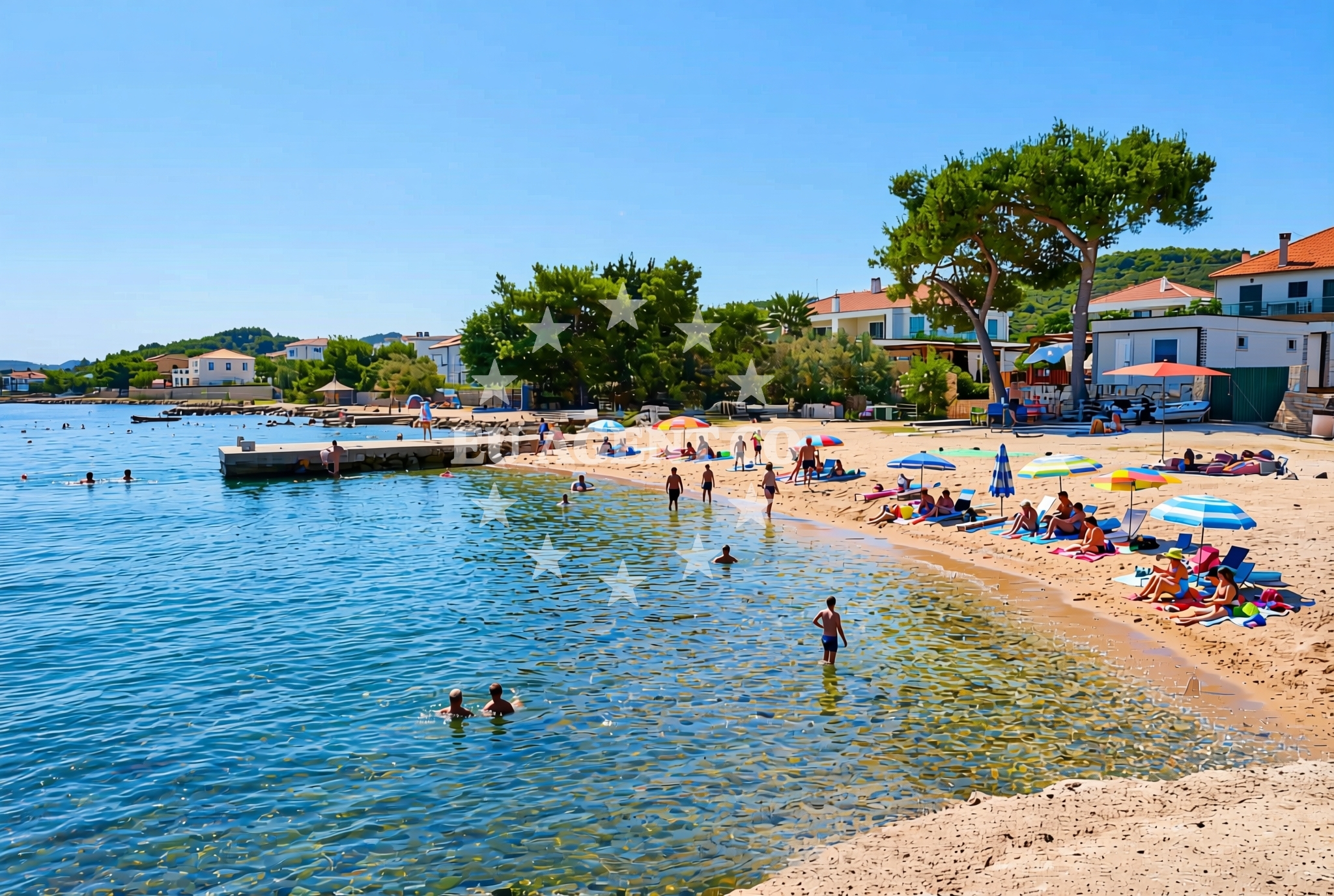 Additional view of Dobropoljana (Pašman): beaches and coves (1) in Dobropoljana (Pašman)