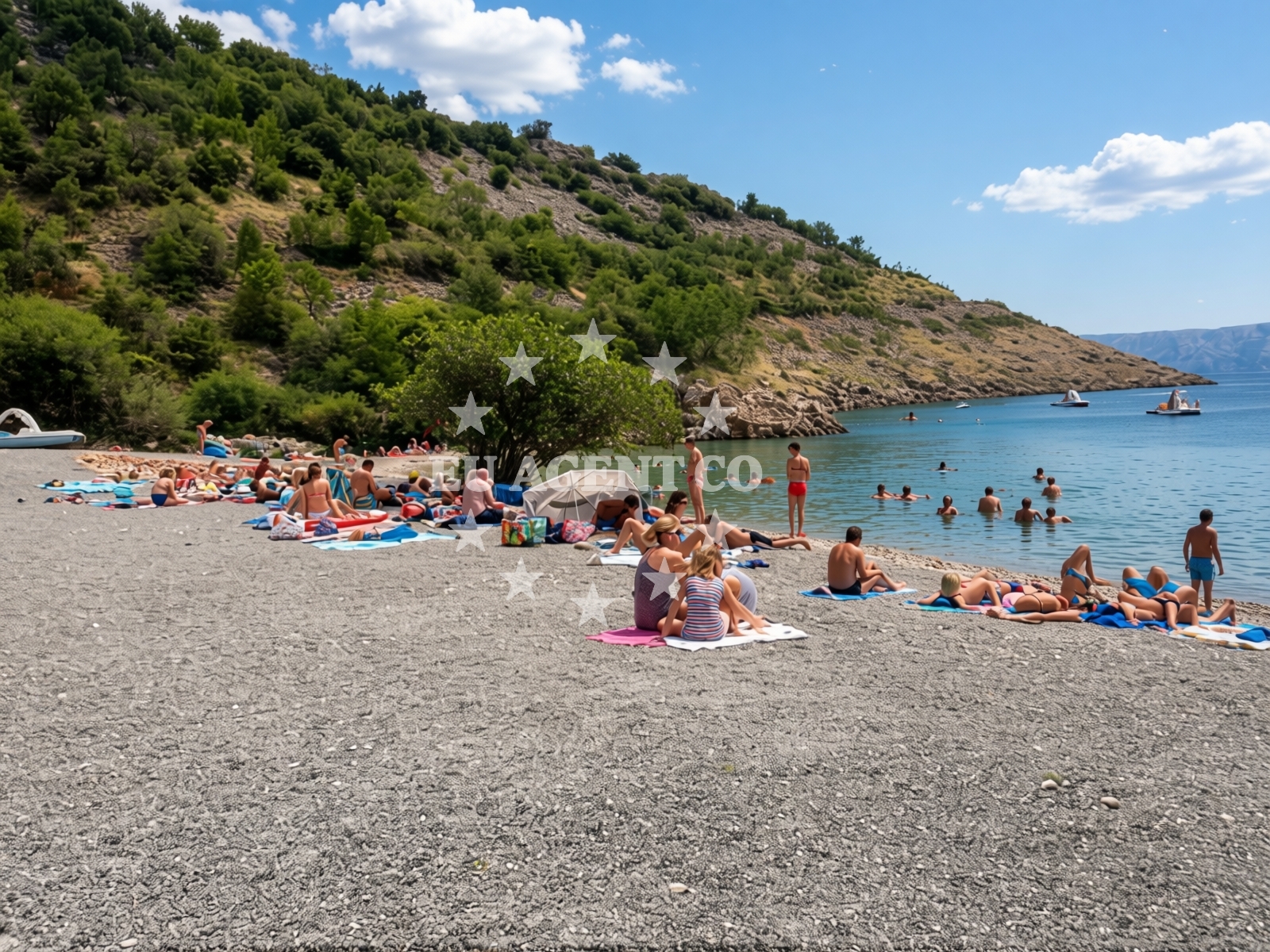 Additional view of Dog beach in Dugno 43, Povile