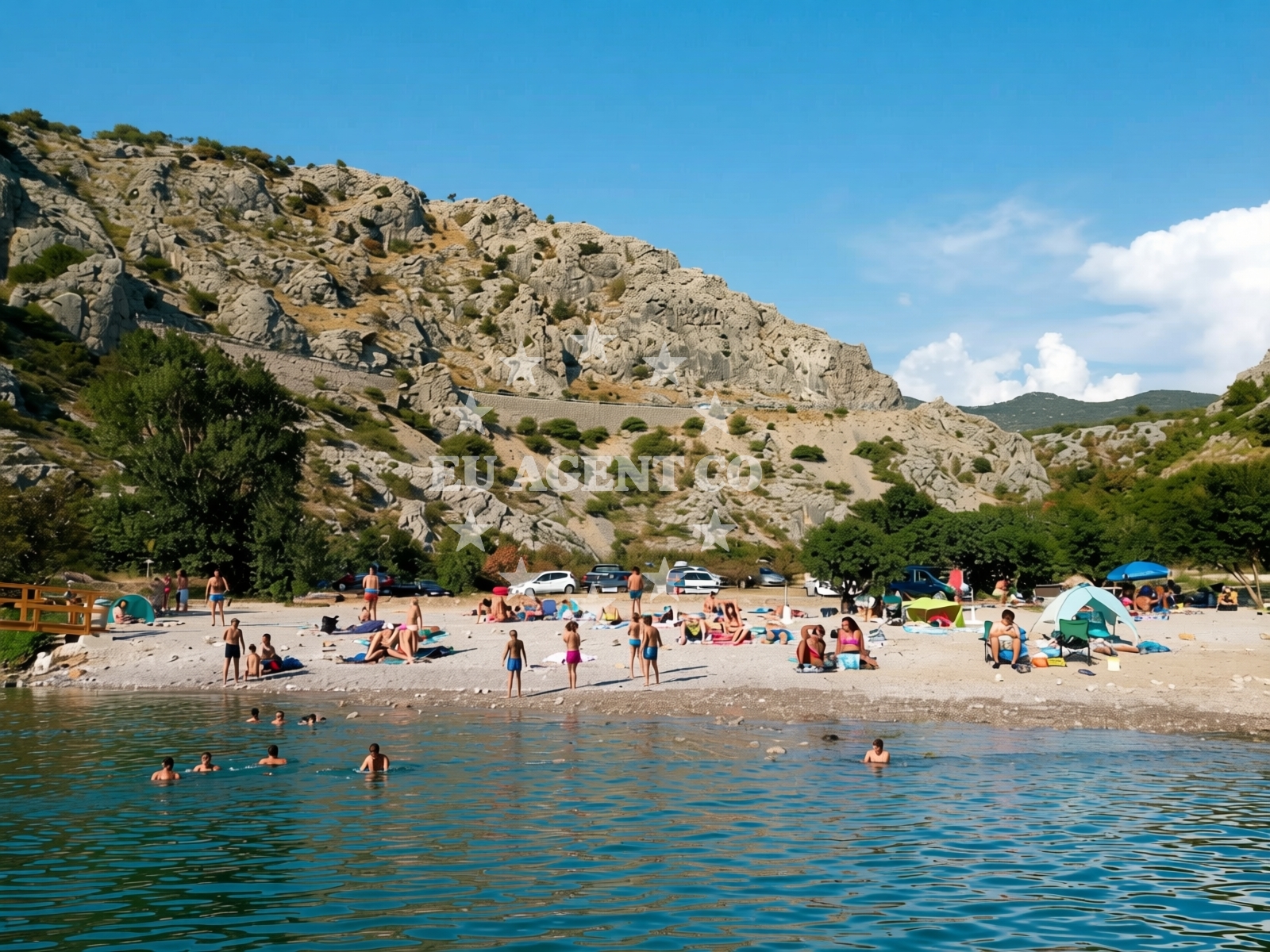 Additional view of Dog beach in Dugno 43, Povile