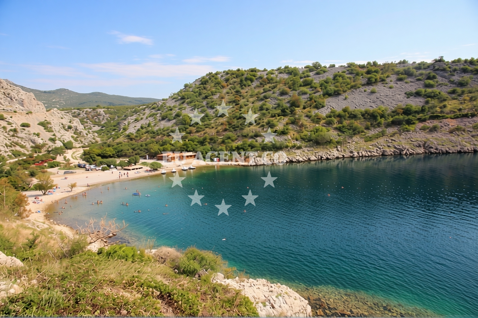 Additional view of Dog beach in Dugno 43, Povile