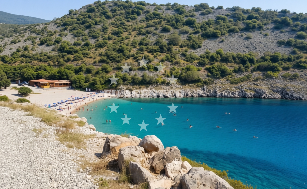 Additional view of Dog beach in Dugno 43, Povile