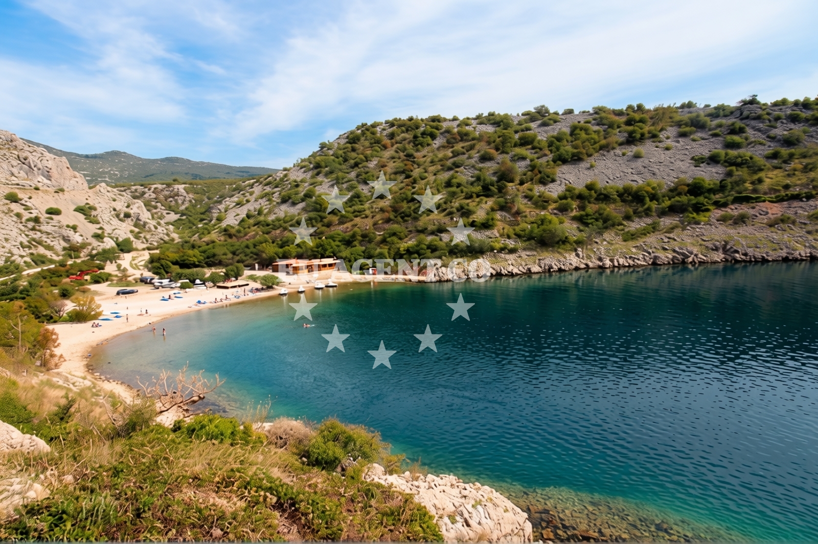 Additional view of Dog beach in Dugno 43, Povile