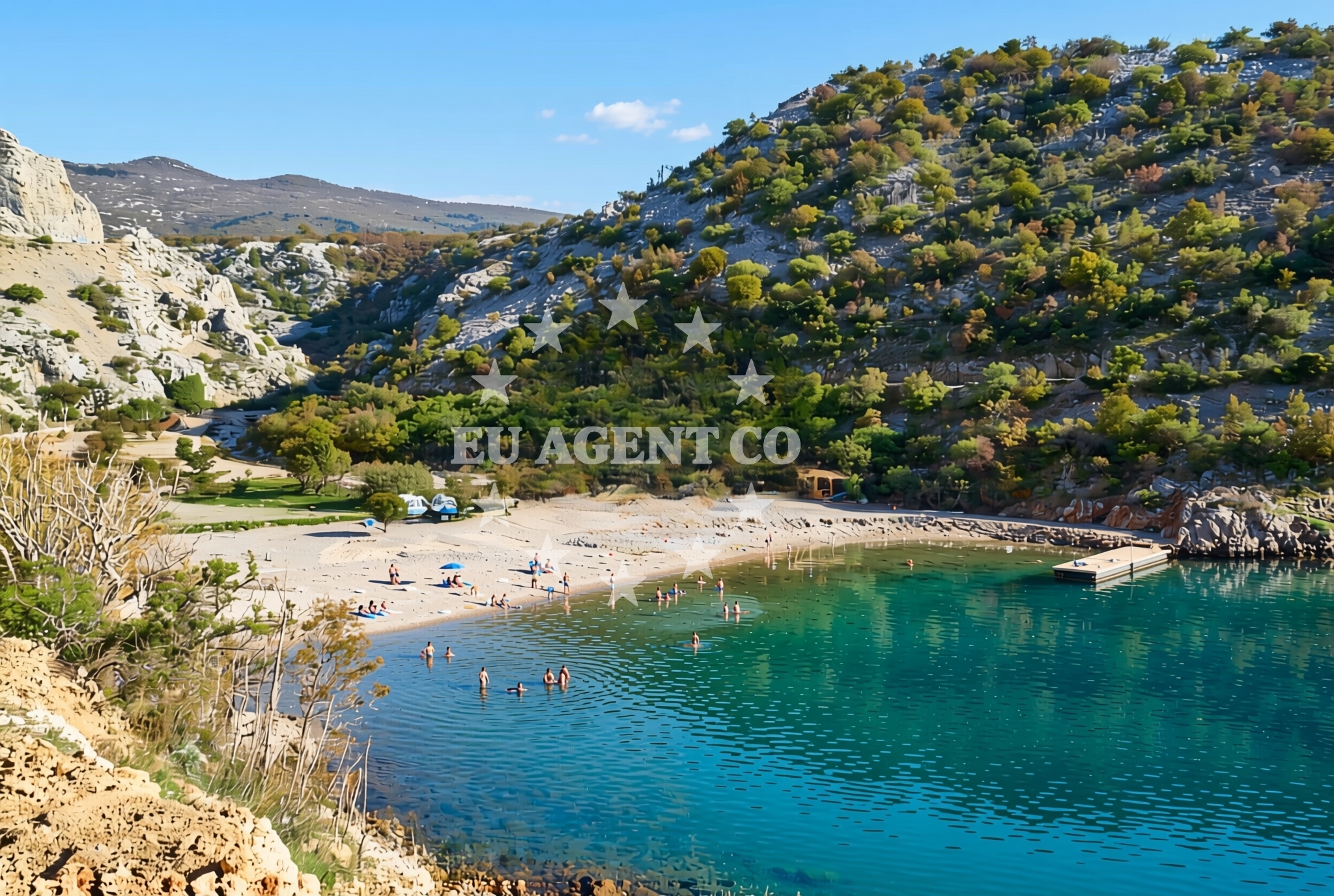 Additional view of Dog beach in Dugno 43, Povile