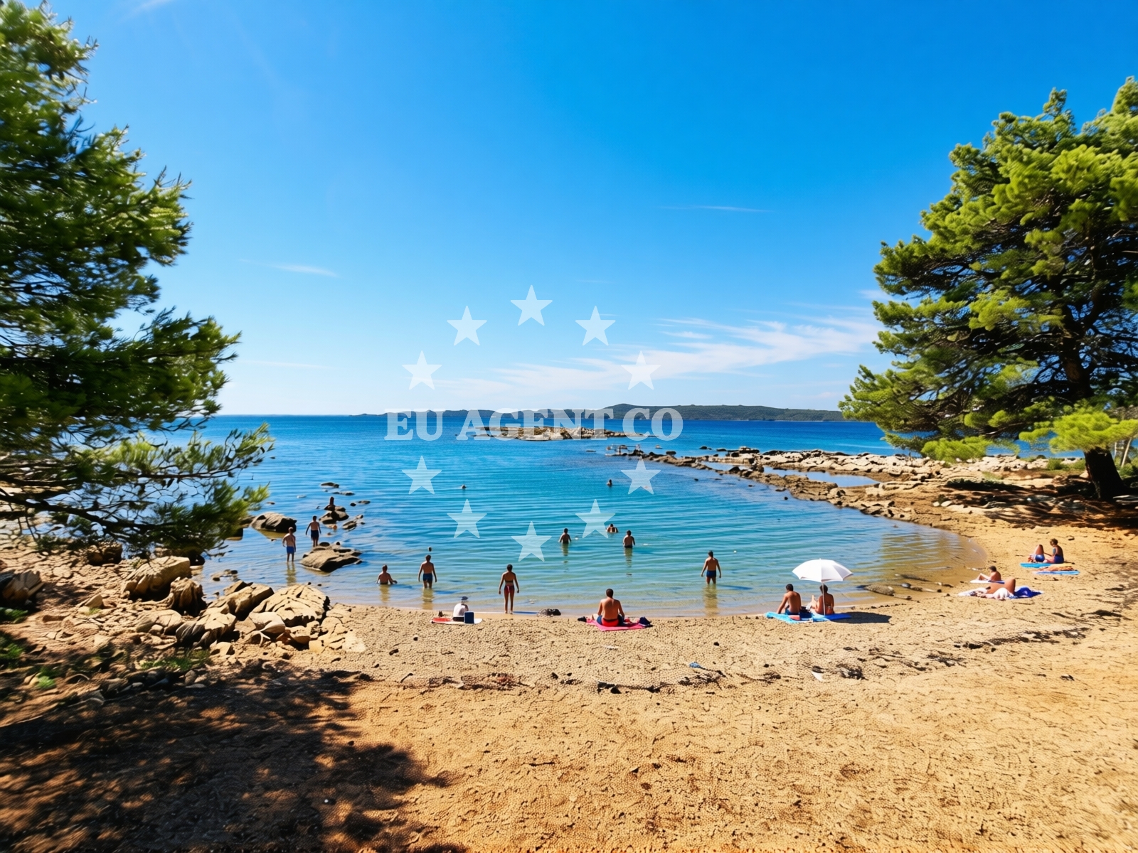 Overview of Dog Beach Ugljan in Put uvale suha 1, Ugljan
