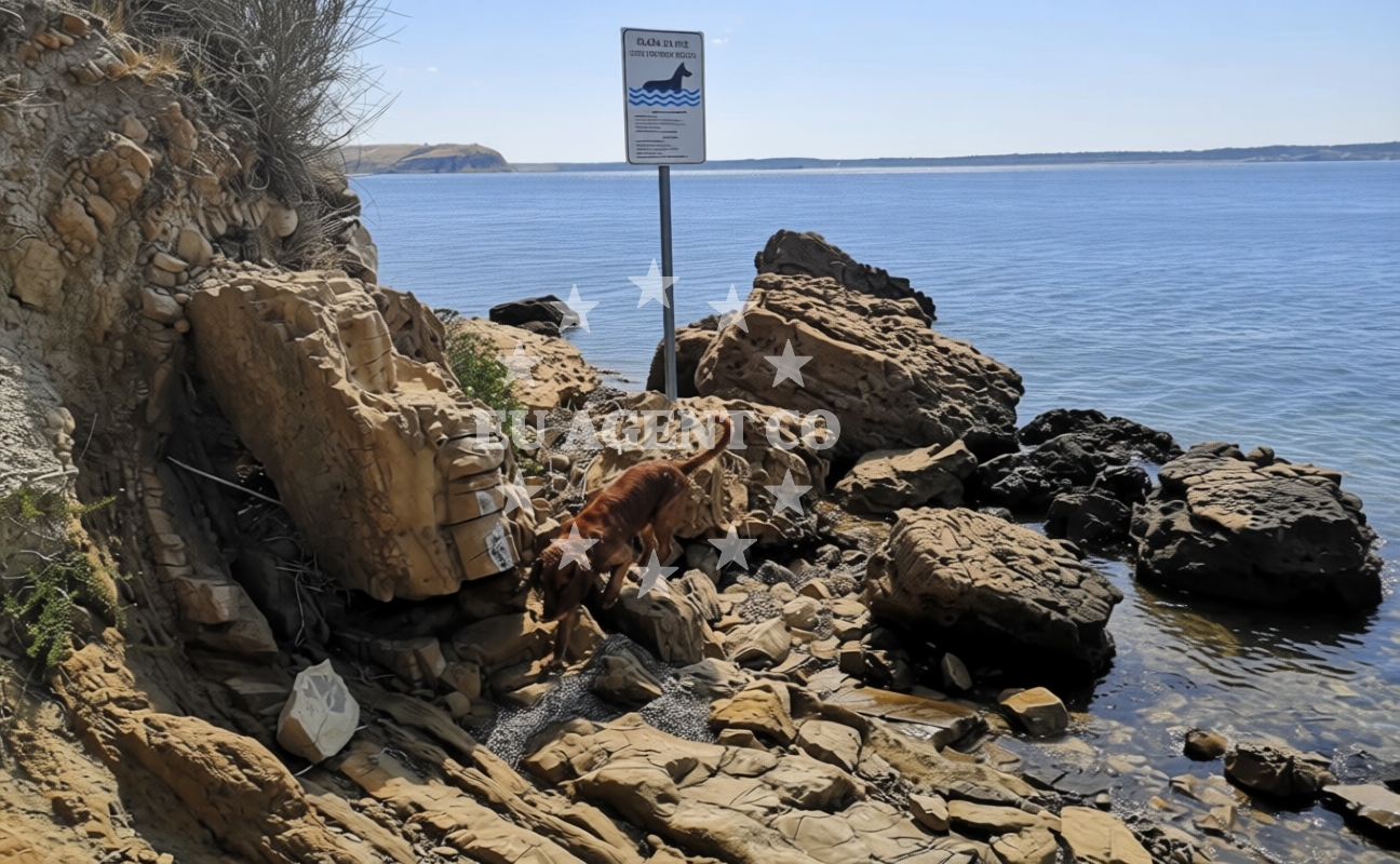 Sea and coastal view of Dogs beach in Rtina I 257 E 0, Rtina