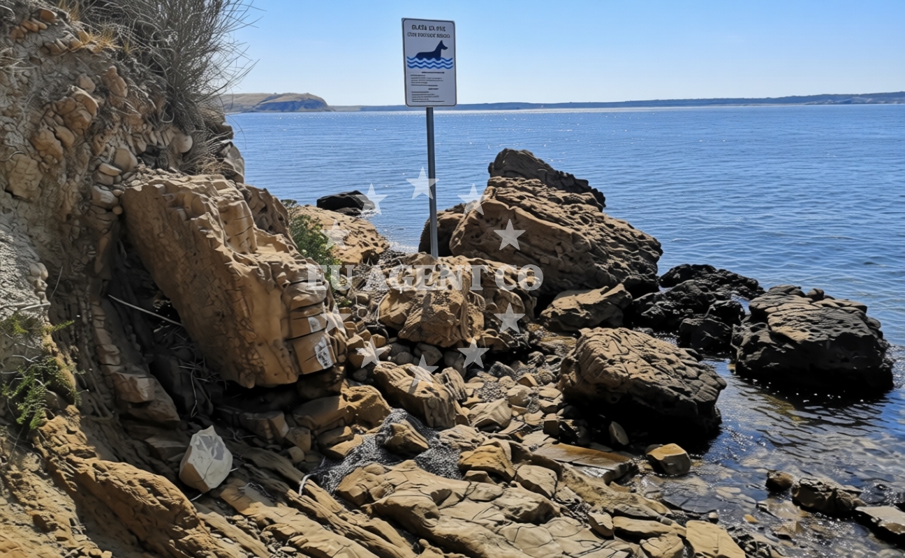 Beach facilities and surroundings at Dogs beach in Rtina I 257 E 0, Rtina