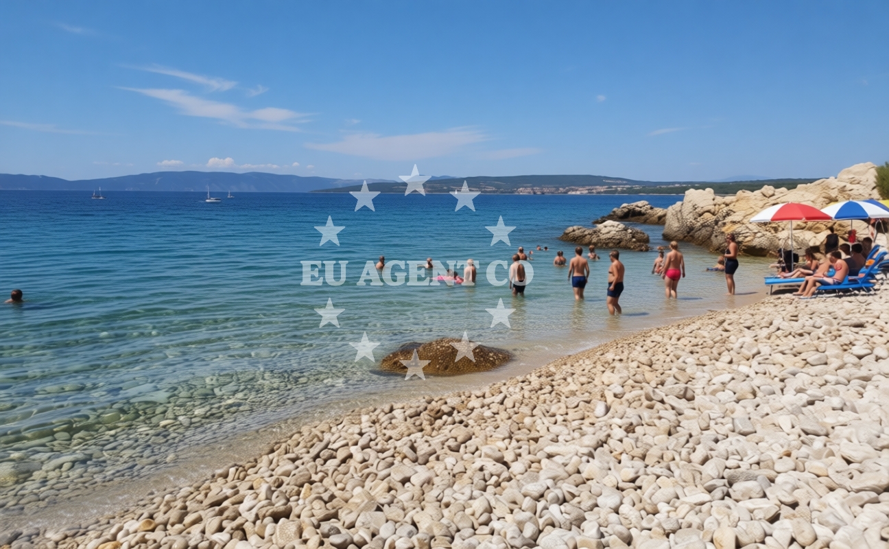 Additional view of Dogs beach in Buka ulica 15, Punat