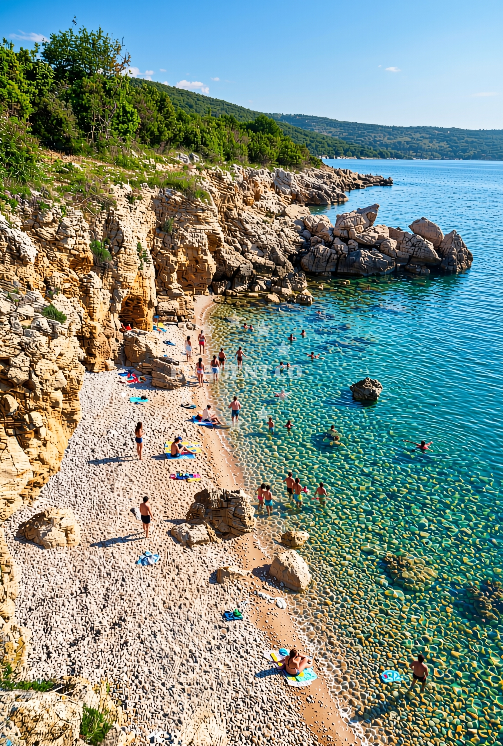 Additional view of Dogs beach in Buka ulica 15, Punat