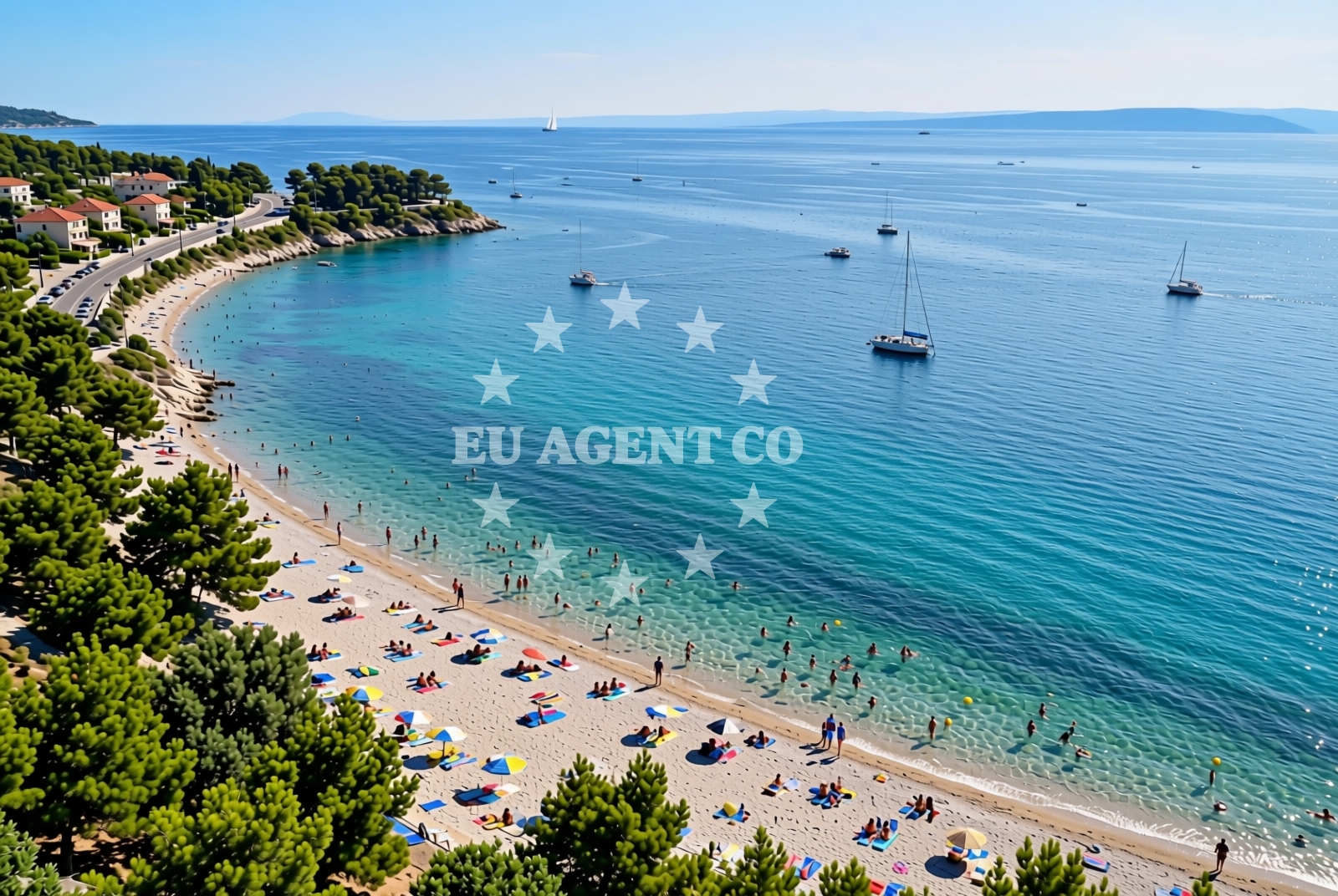 Additional view of Dogs beach in Buka ulica 15, Punat