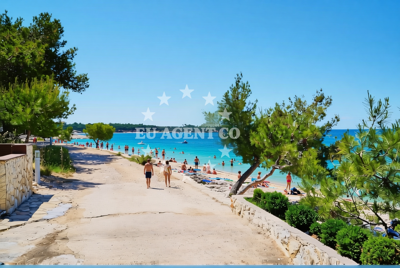 Additional view of Dolac beach in Ul. Rtić I 9A Apartment, Dolac