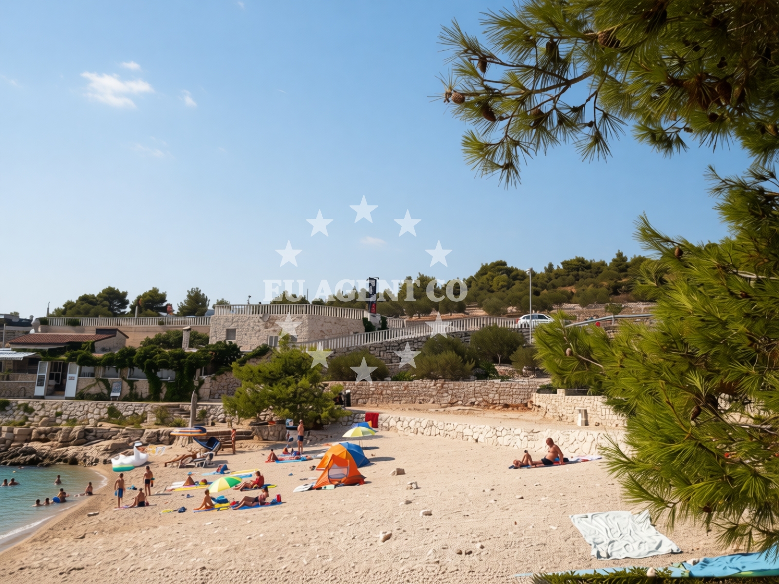 Additional view of Dolac II beach in Rtic II, Primošten