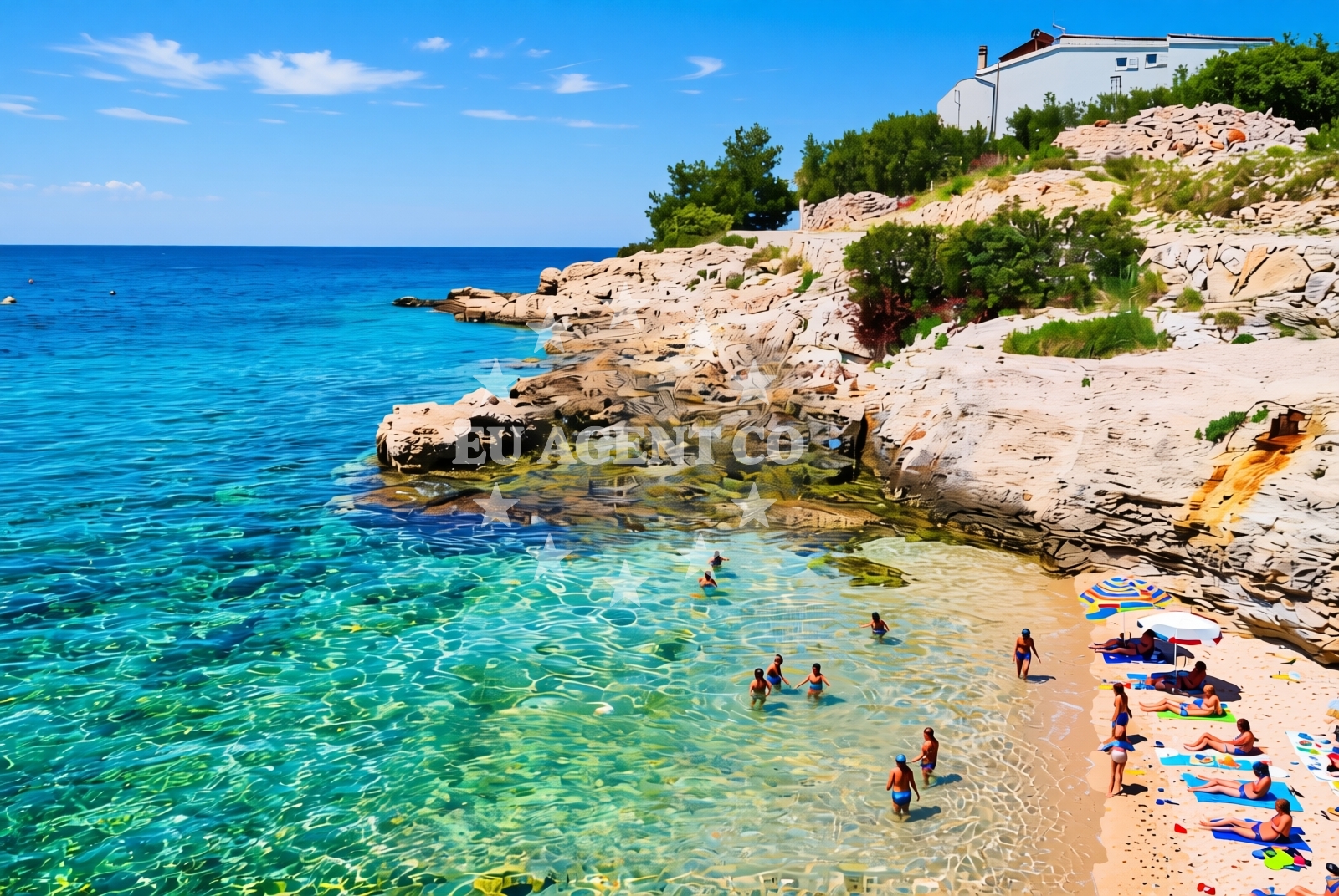 Additional view of Dolac III beach in Rtic II, Primošten