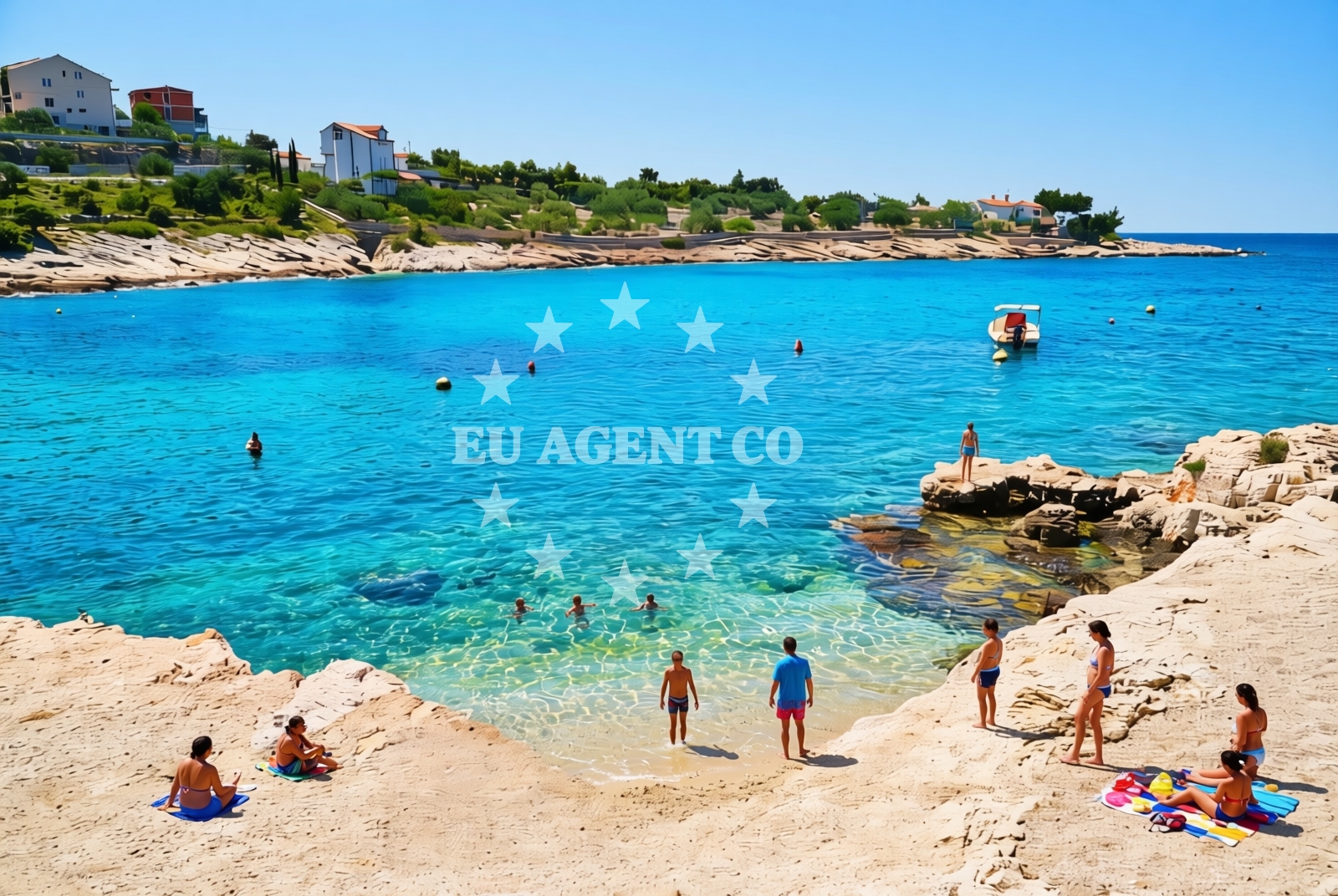 Additional view of Dolac III beach in Rtic II, Primošten