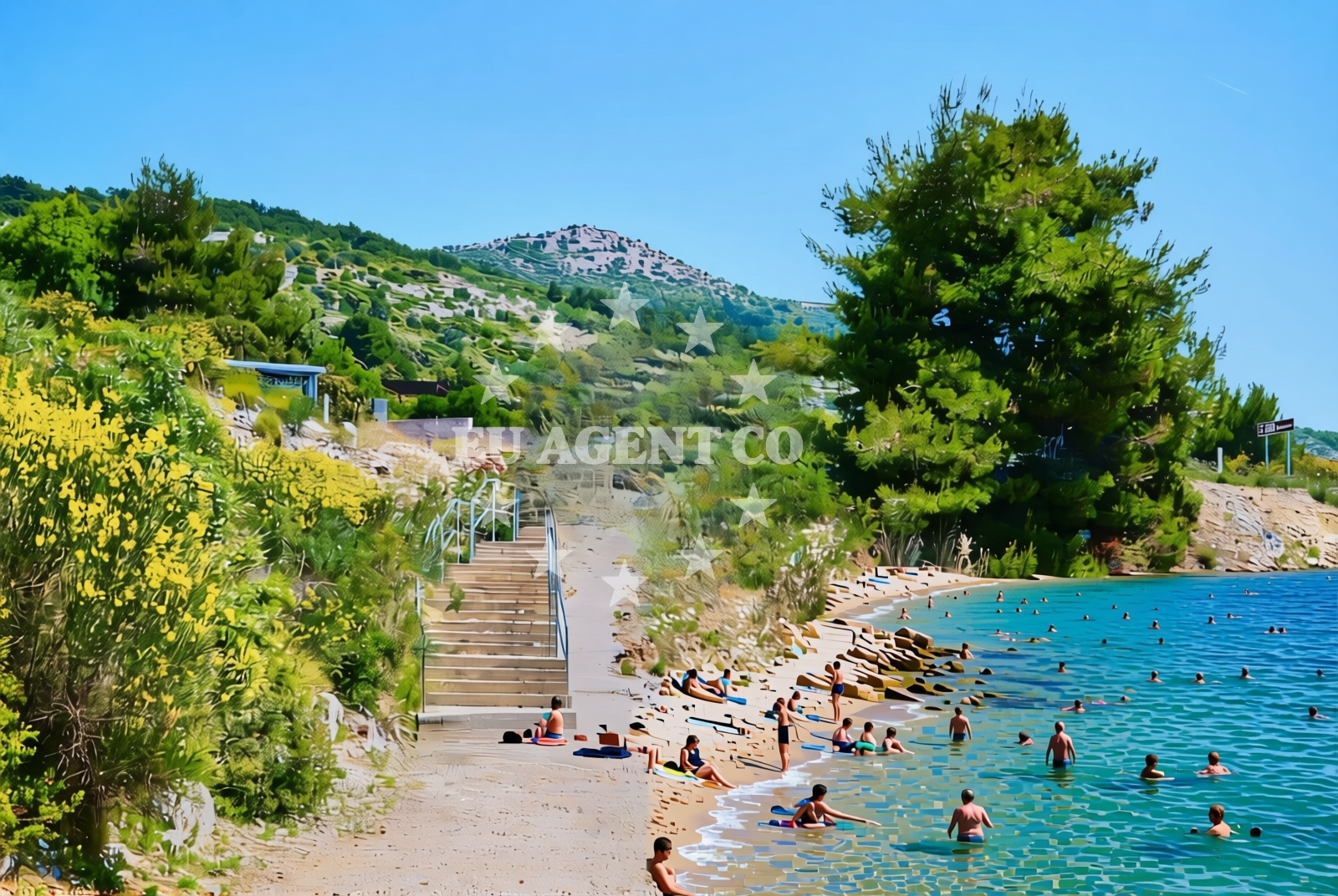 Additional view of Dolac III beach in Rtic II, Primošten