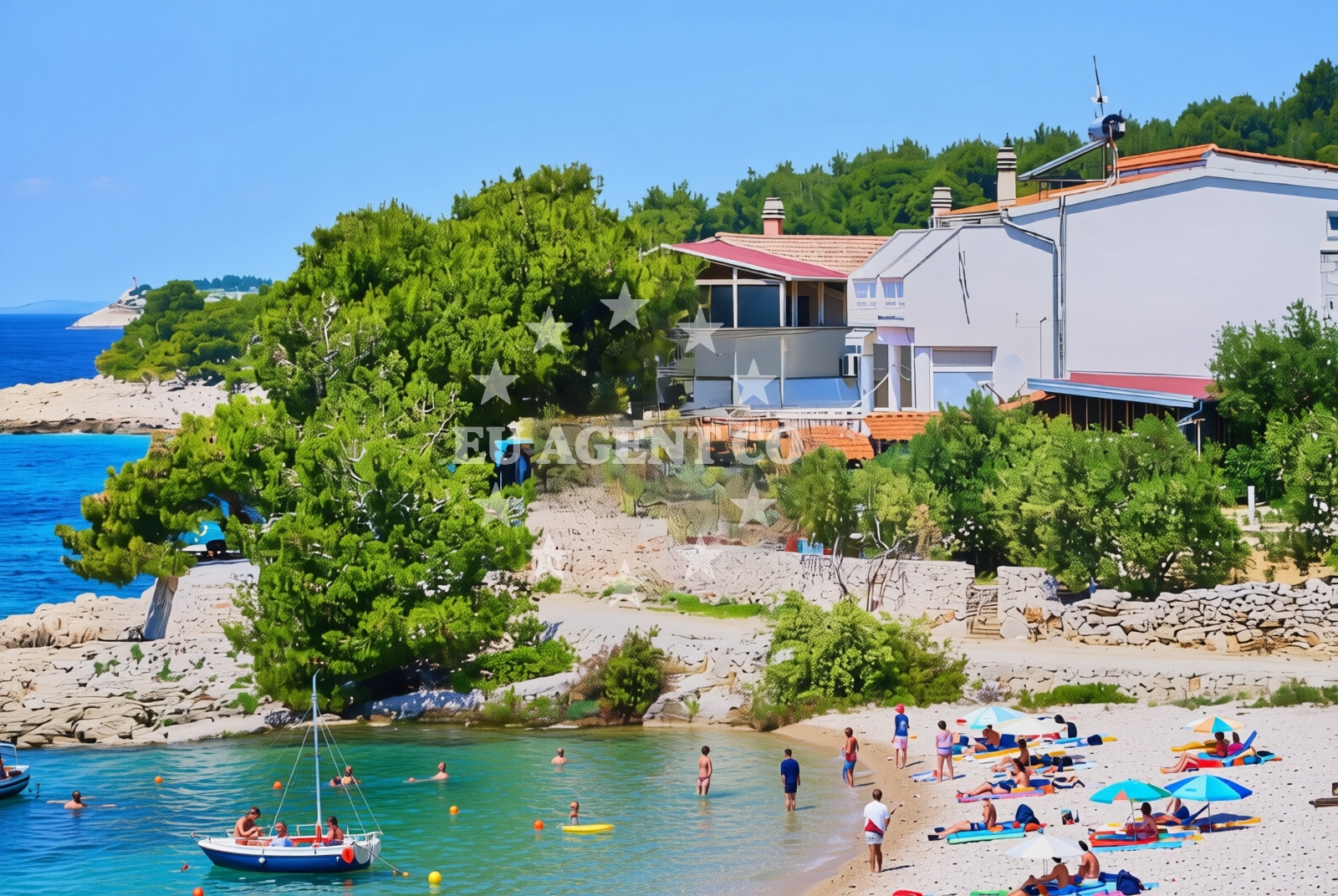 Additional view of Dolac III beach in Rtic II, Primošten