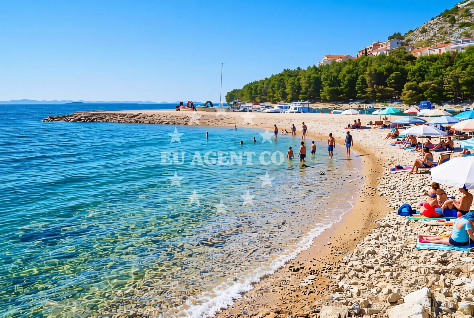 Additional view of Dolaske Drage beach in 16 Ulica Zdeslava Turića, Drage