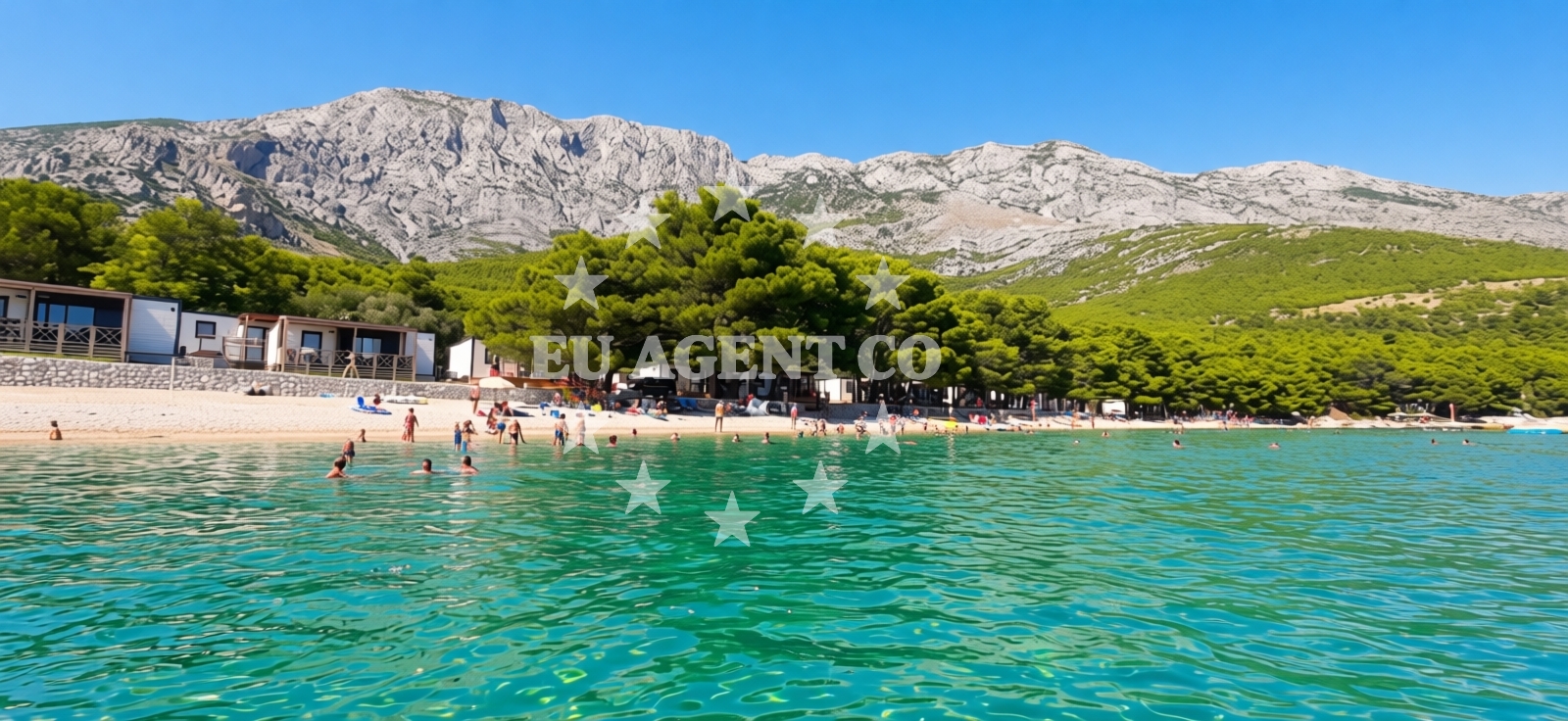 Additional view of Dole beach in 29 Blato, Živogošće