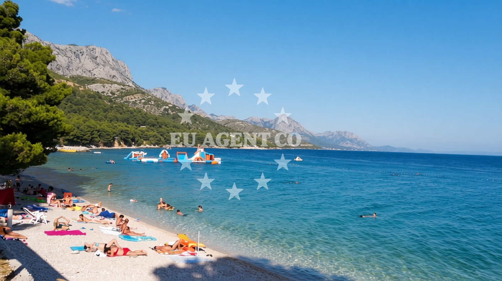 Additional view of Dole beach in 29 Blato, Živogošće