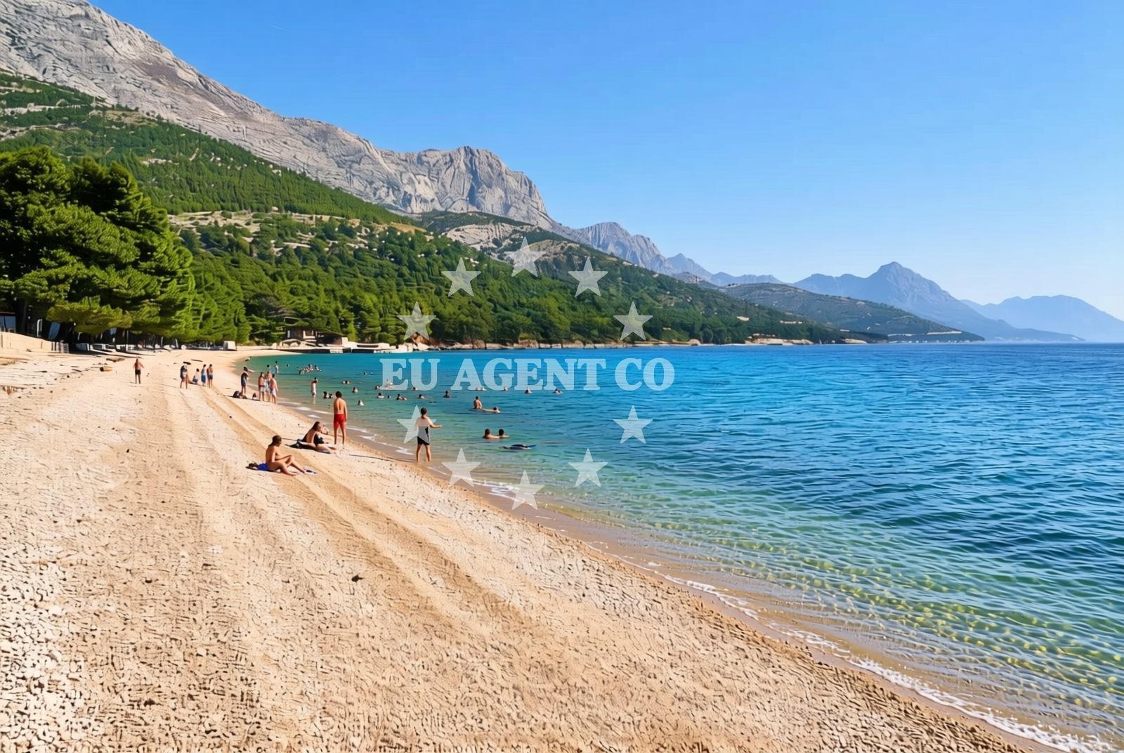 Additional view of Dole beach in 29 Blato, Živogošće