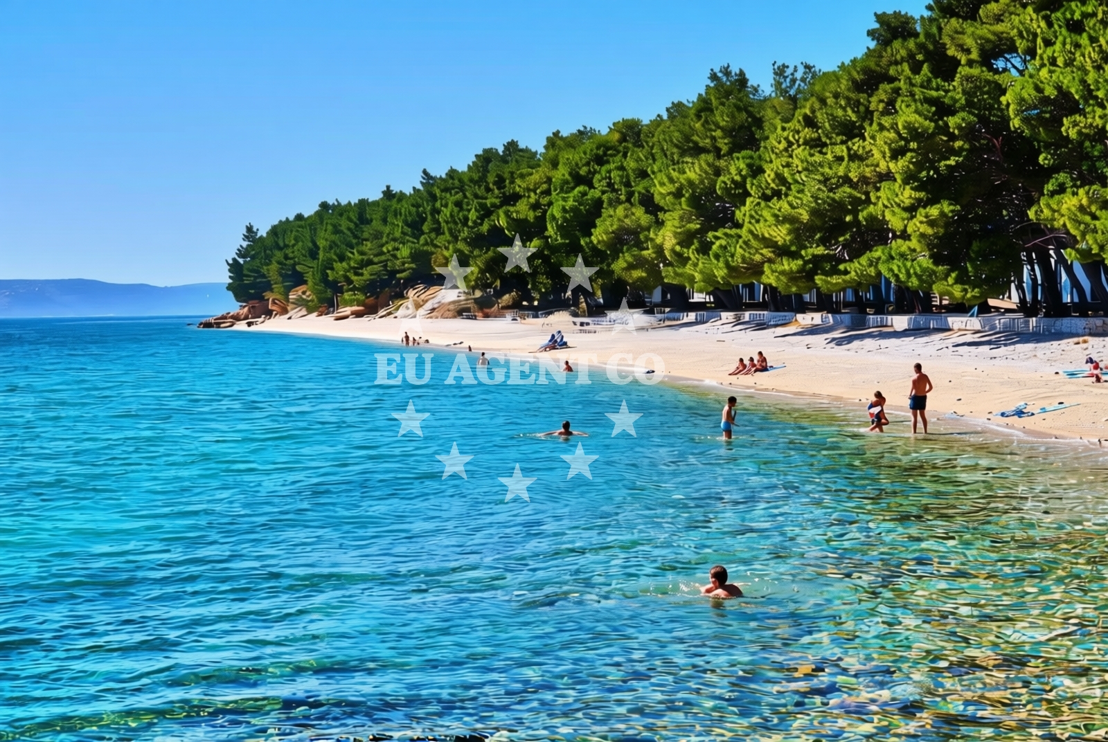 Additional view of Dole beach in 29 Blato, Živogošće