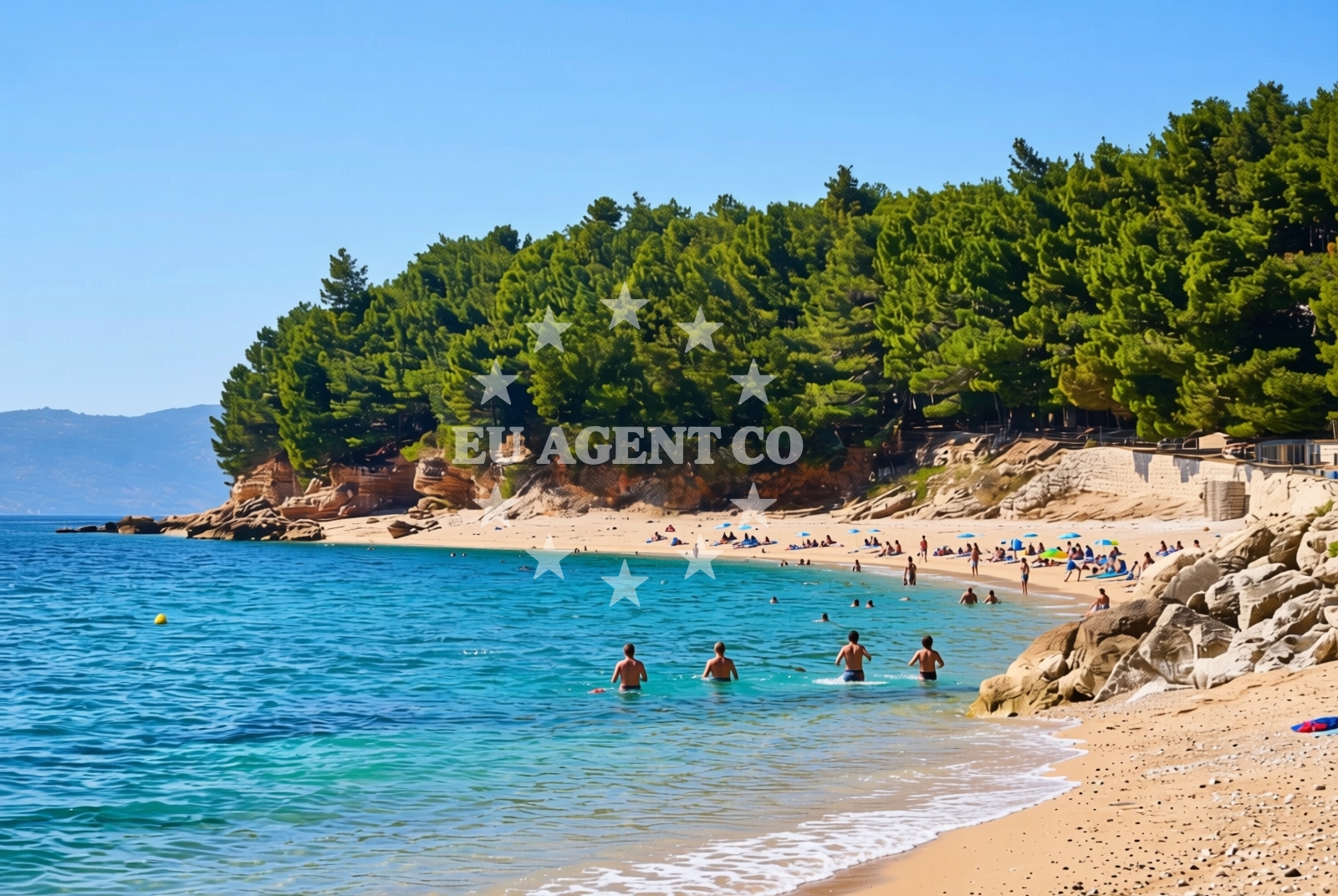 Additional view of Dole beach in 29 Blato, Živogošće