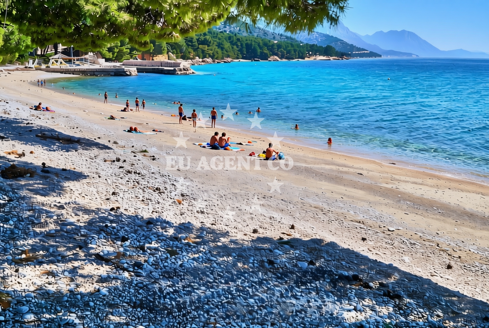 Additional view of Dole beach in 29 Blato, Živogošće