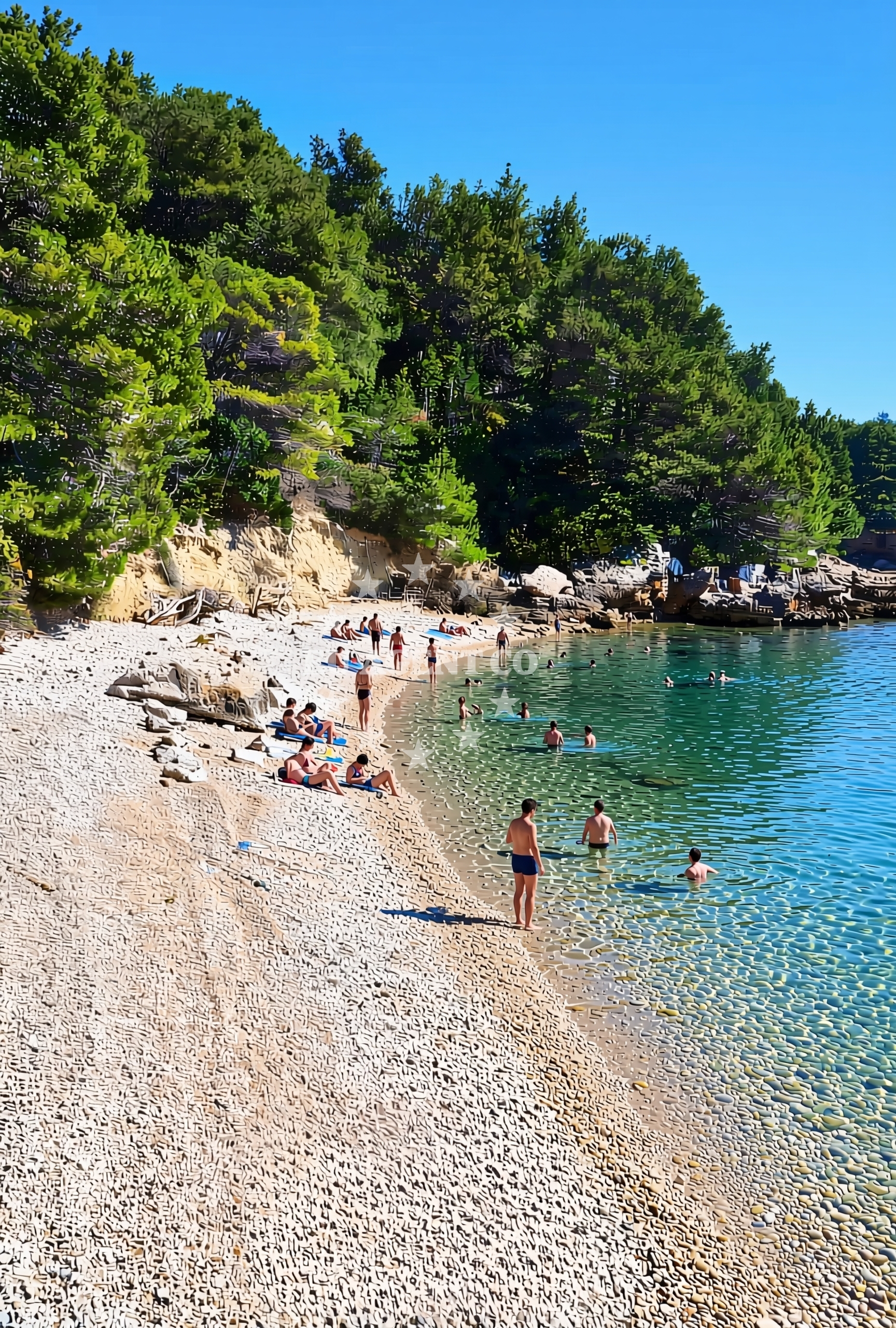 Additional view of Dole istok, Drvenik (Gradac) Beach in Dole istok