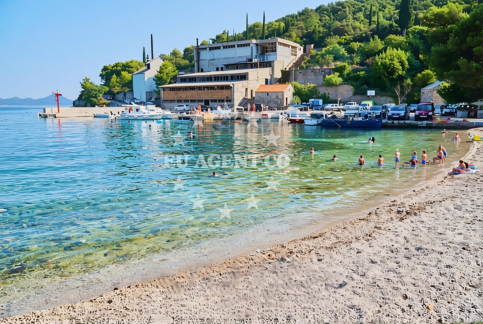 Sea and coastal view of Doli: beaches and coves (1) in Doli