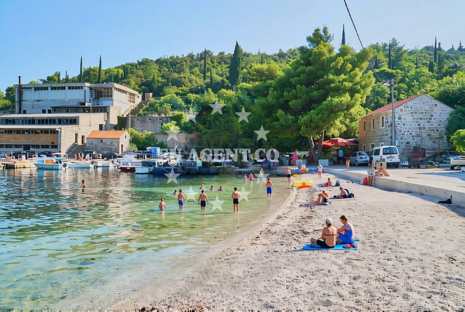 Beach facilities and surroundings at Doli: beaches and coves (1) in Doli