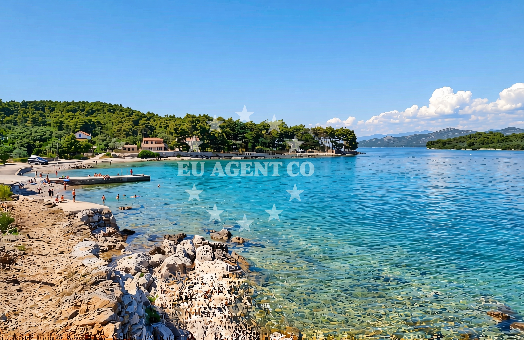 Additional view of Dolinje Beach in Veli Iž 322c, Veli Iž