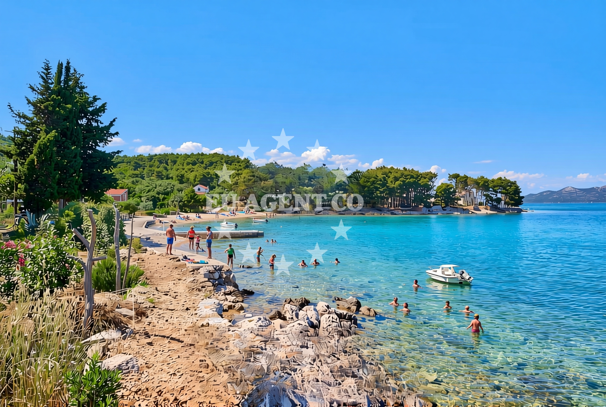 Additional view of Dolinje Beach in Veli Iž 322c, Veli Iž