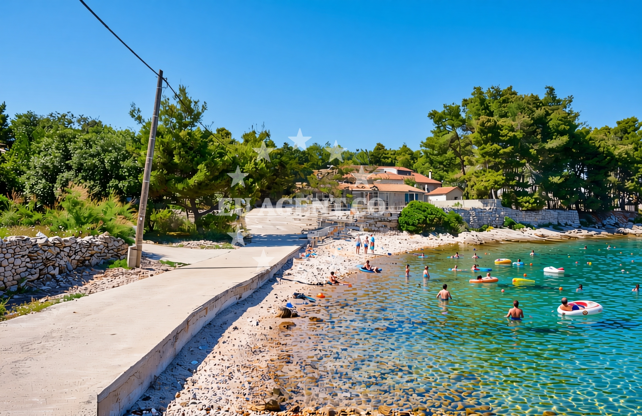 Additional view of Dolinje Beach in Veli Iž 322c, Veli Iž