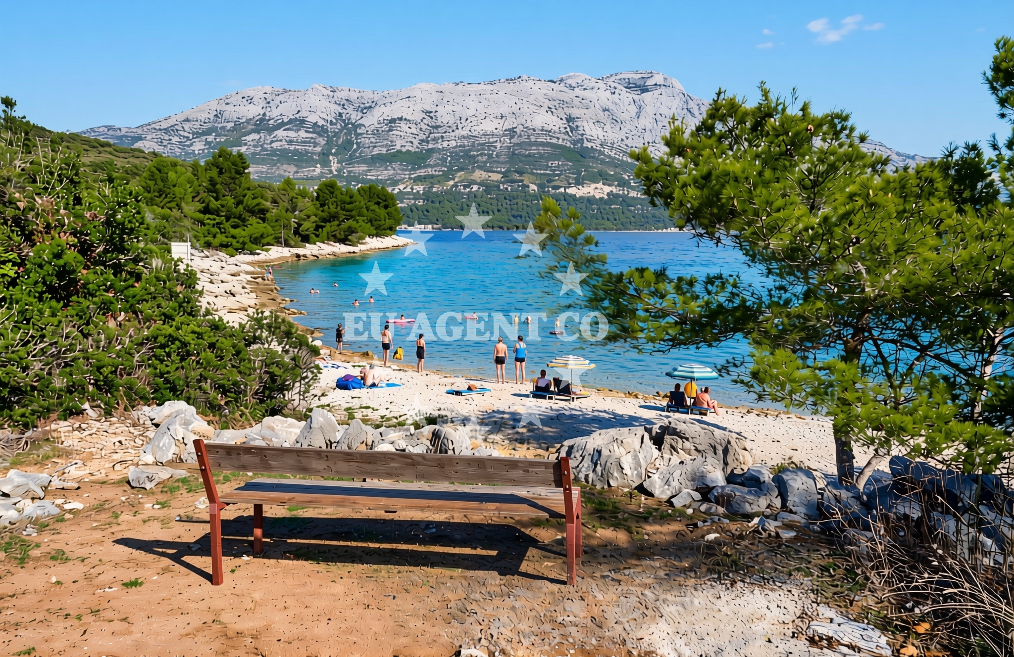Additional view of Domince beach in Ulica 99, Korčula