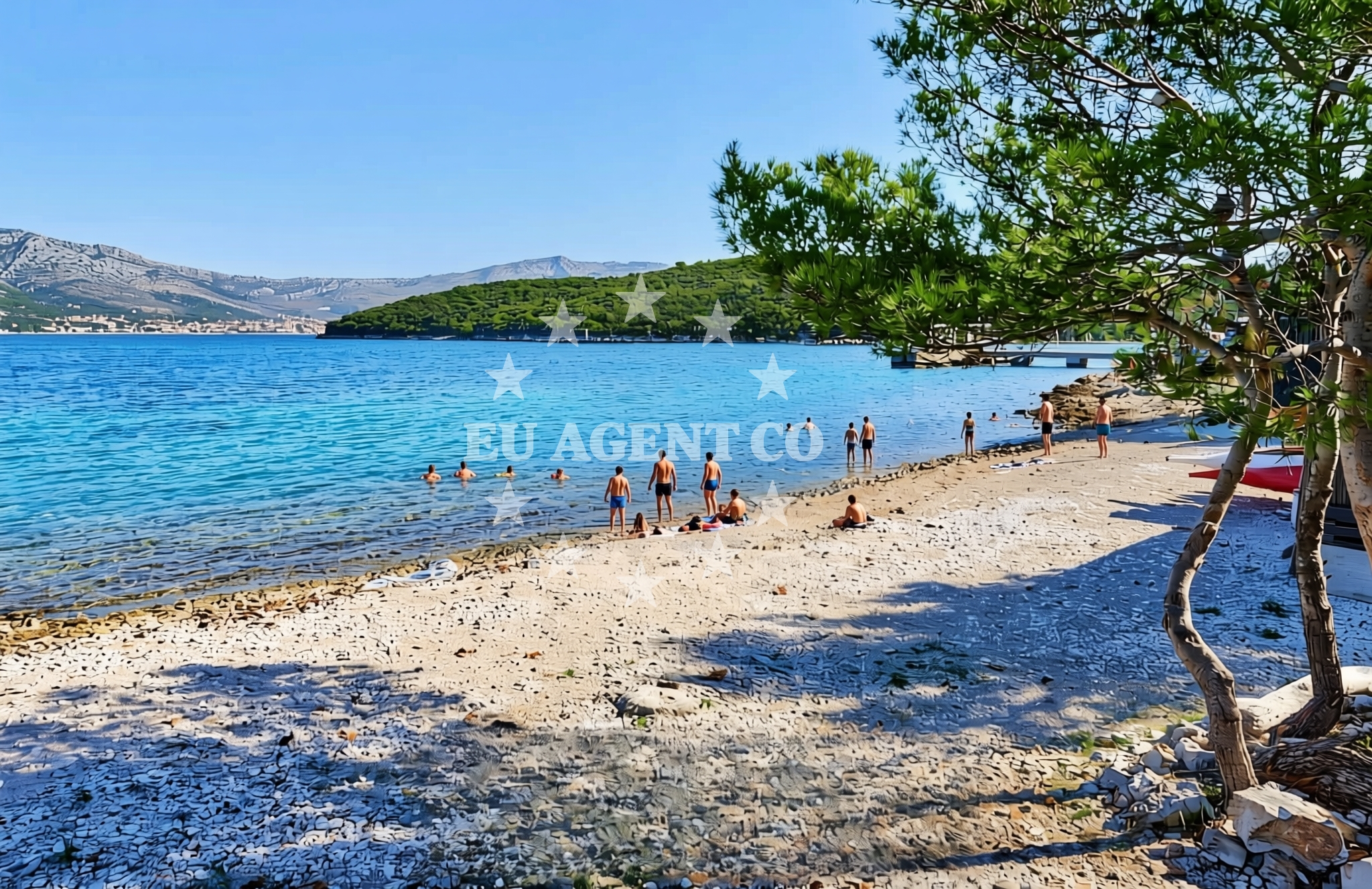 Additional view of Domince beach in Ulica 99, Korčula