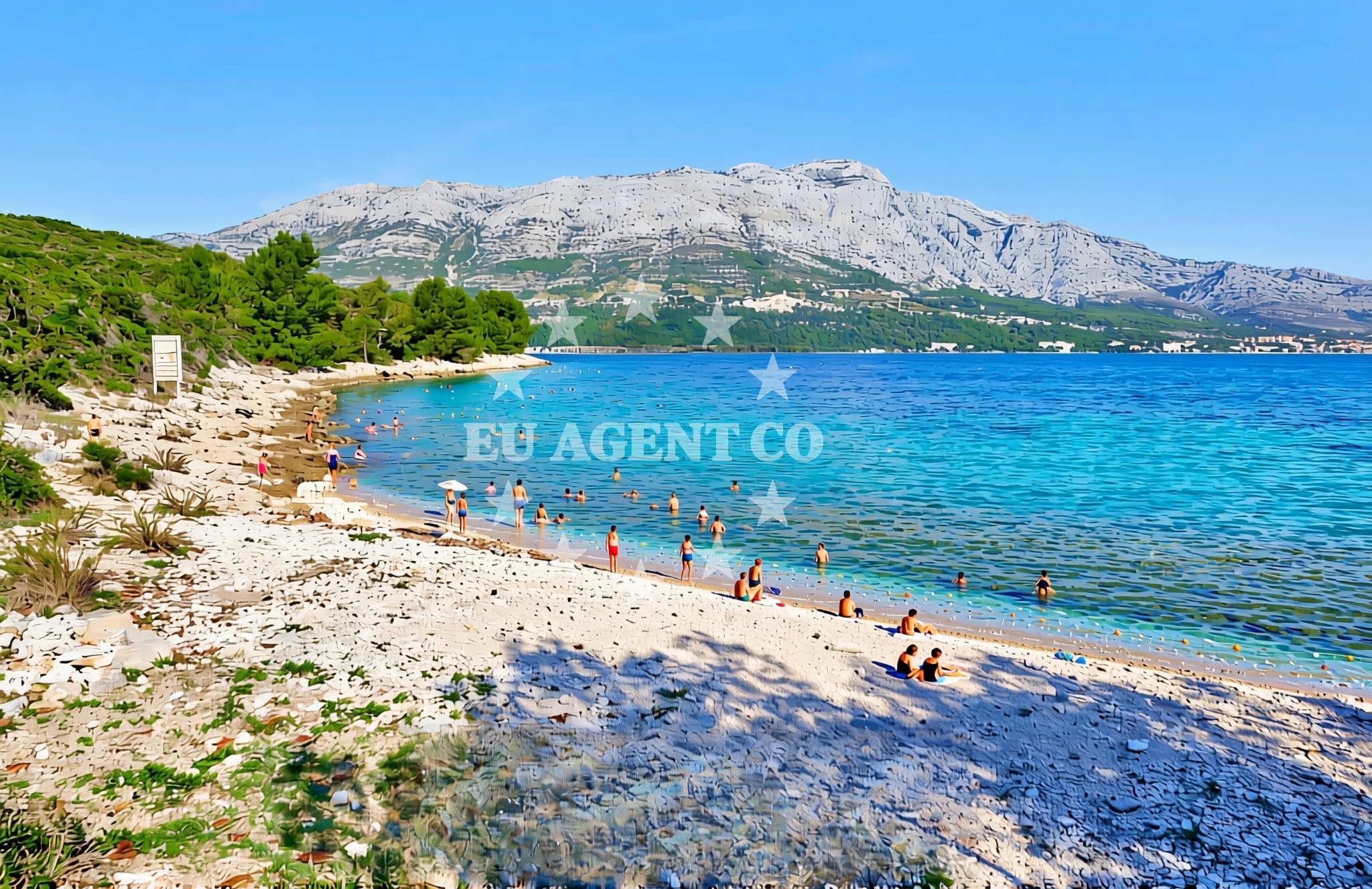 Additional view of Domince beach in Ulica 99, Korčula