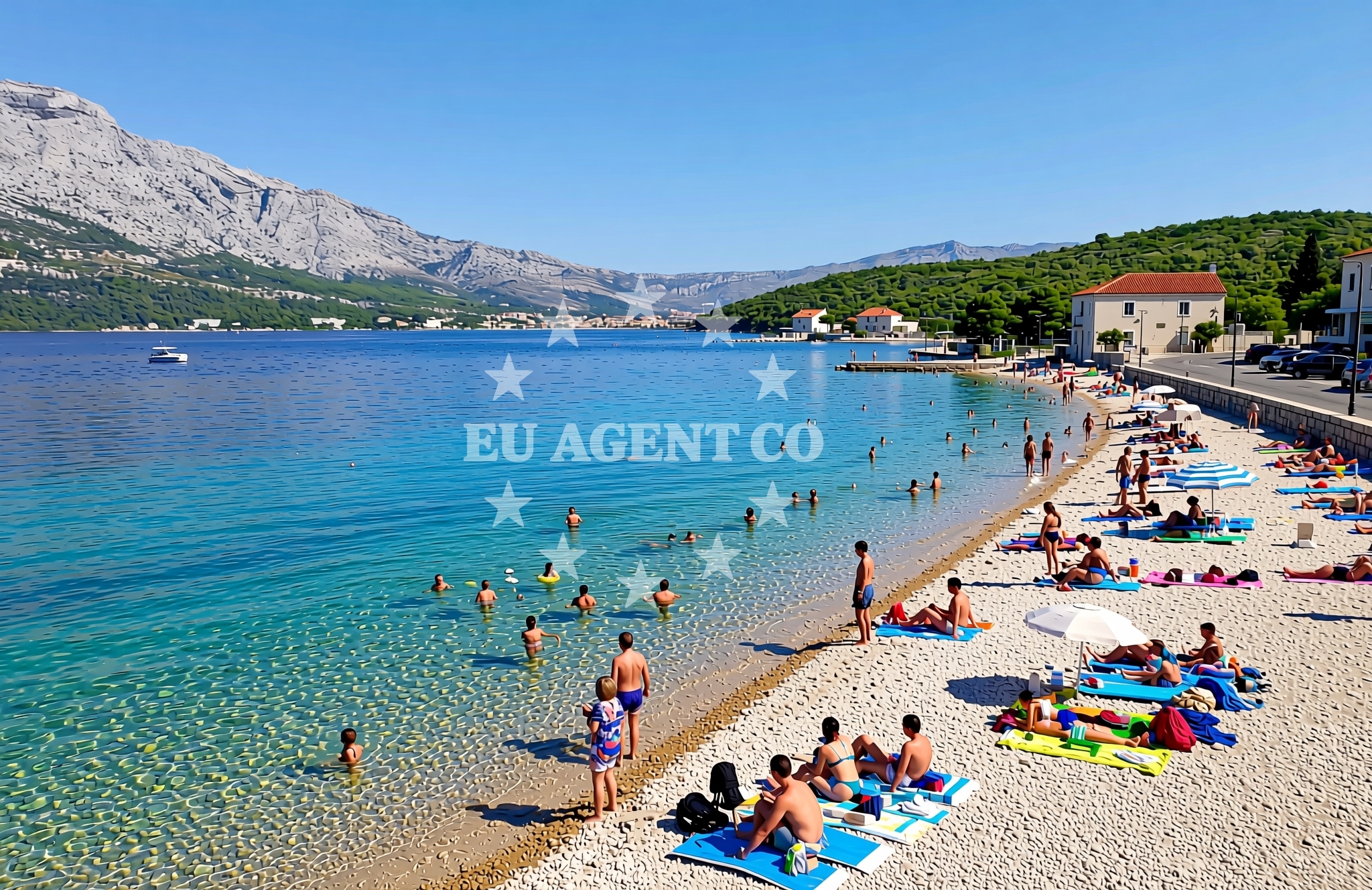 Additional view of Domince beach in Ulica 99, Korčula