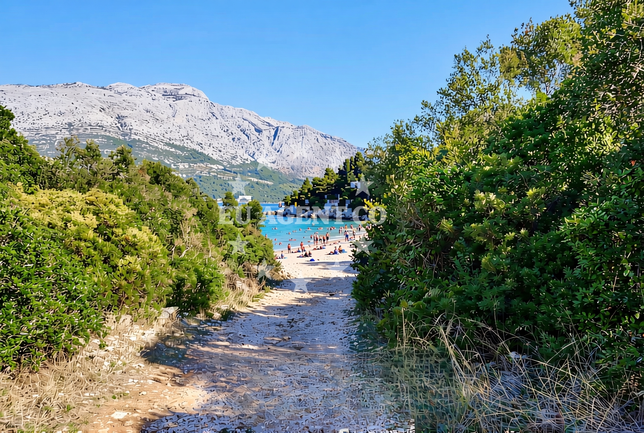 Additional view of Domince beach in Ulica 99, Korčula