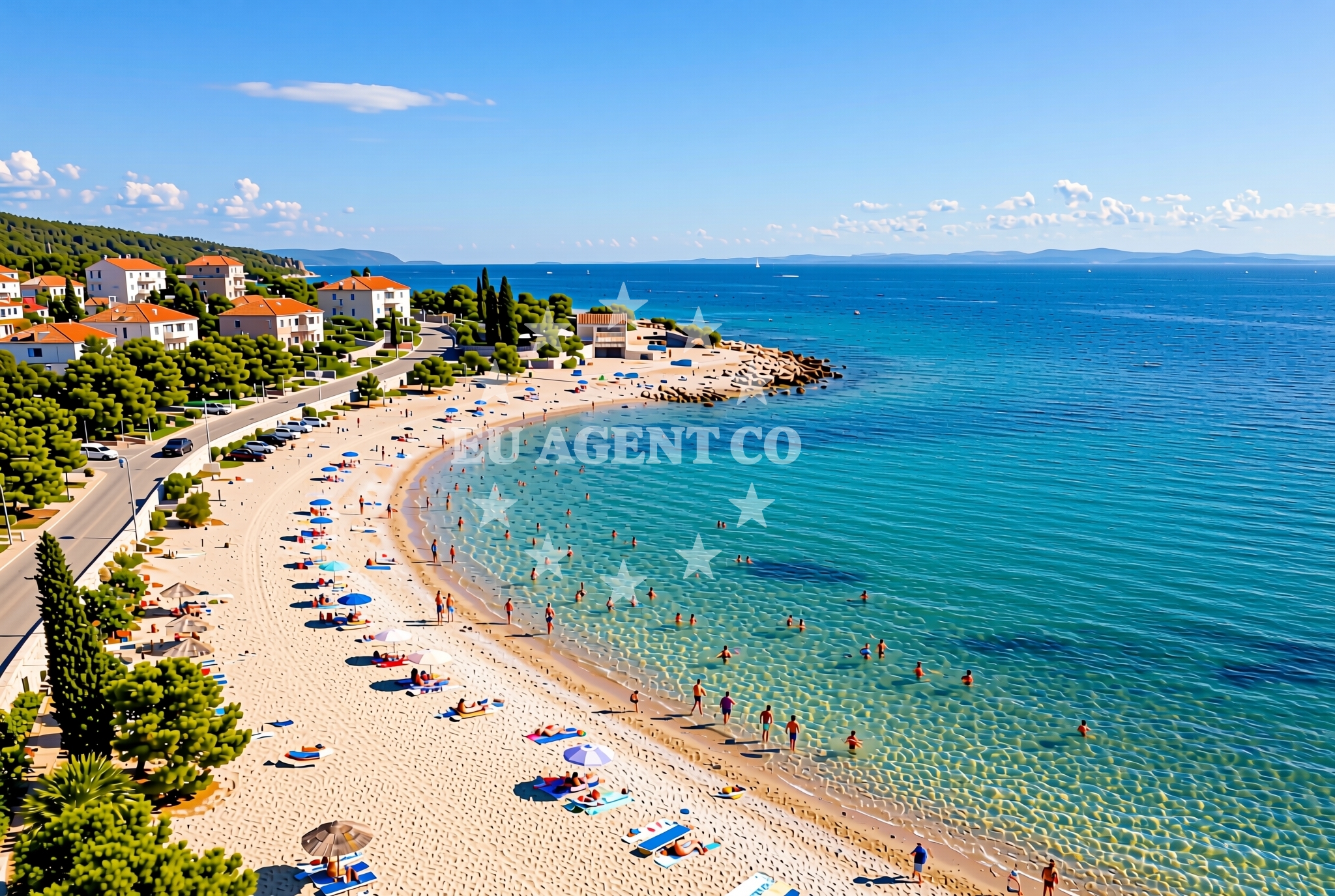 Additional view of Donja Prezida jug, Vir (Vir) Beach in Donja Prezida jug