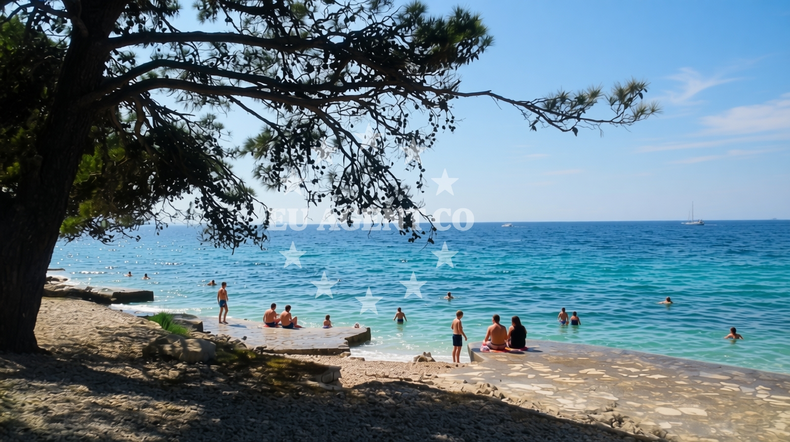 Additional view of Donje Petrcane beach in Ulica I, 5i, Petrcane