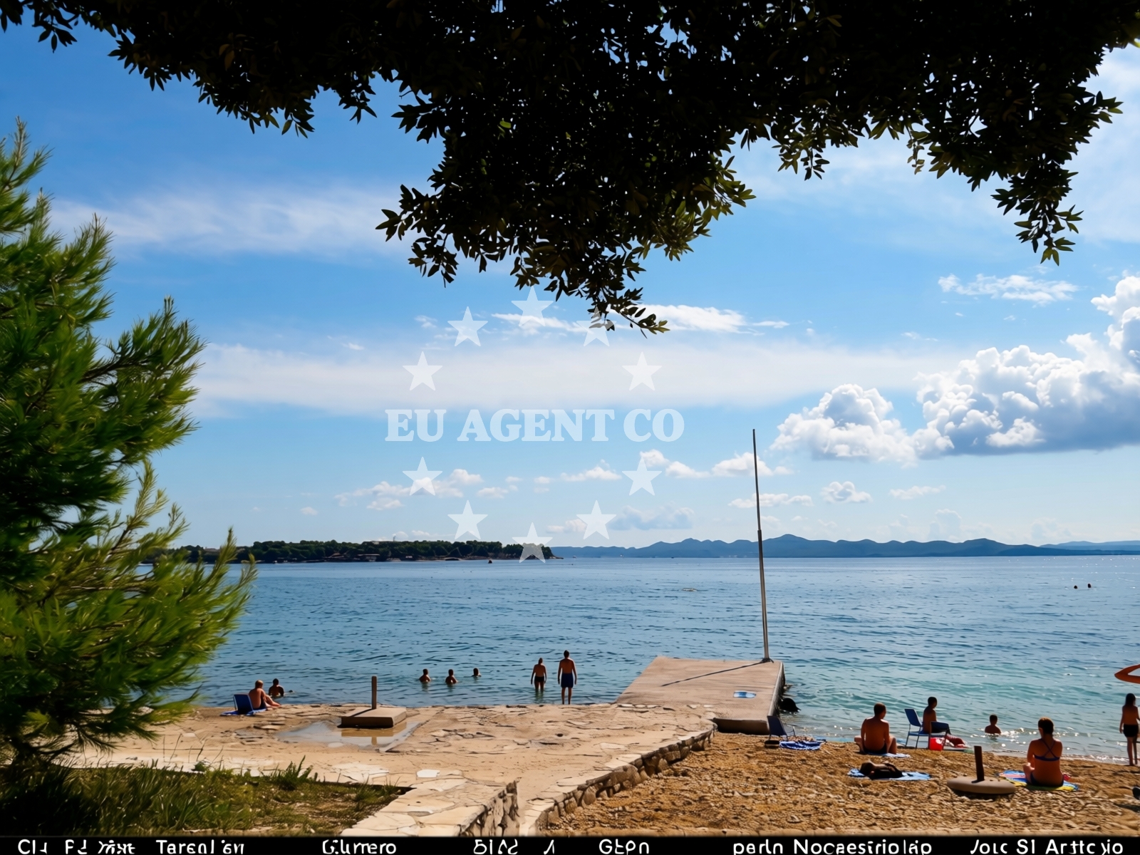 Additional view of Donje Petrcane beach in Ulica I, 5i, Petrcane