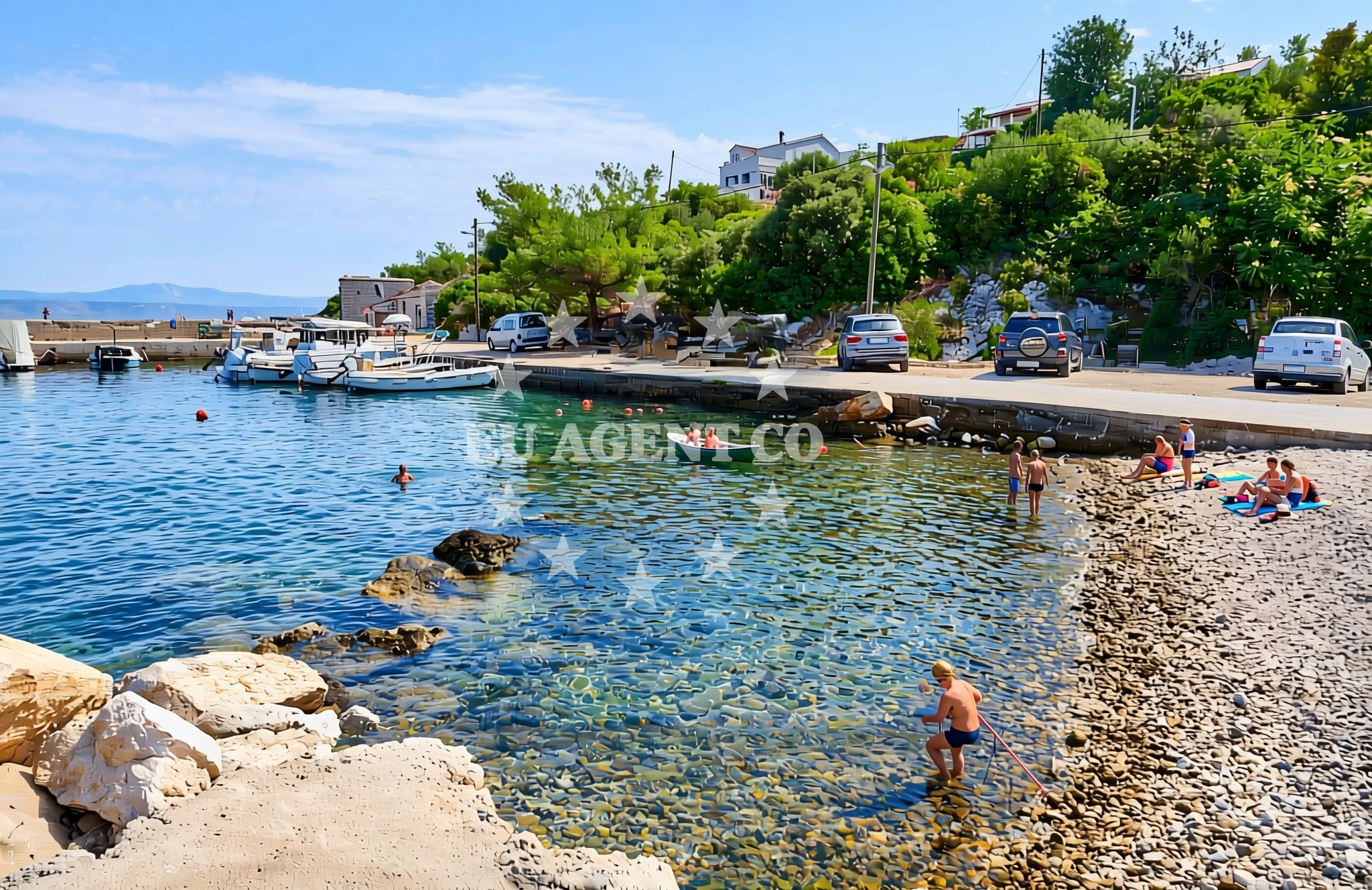 Additional view of Donje Selo (Šolta): beaches and coves (3) in Donje Selo (Šolta)