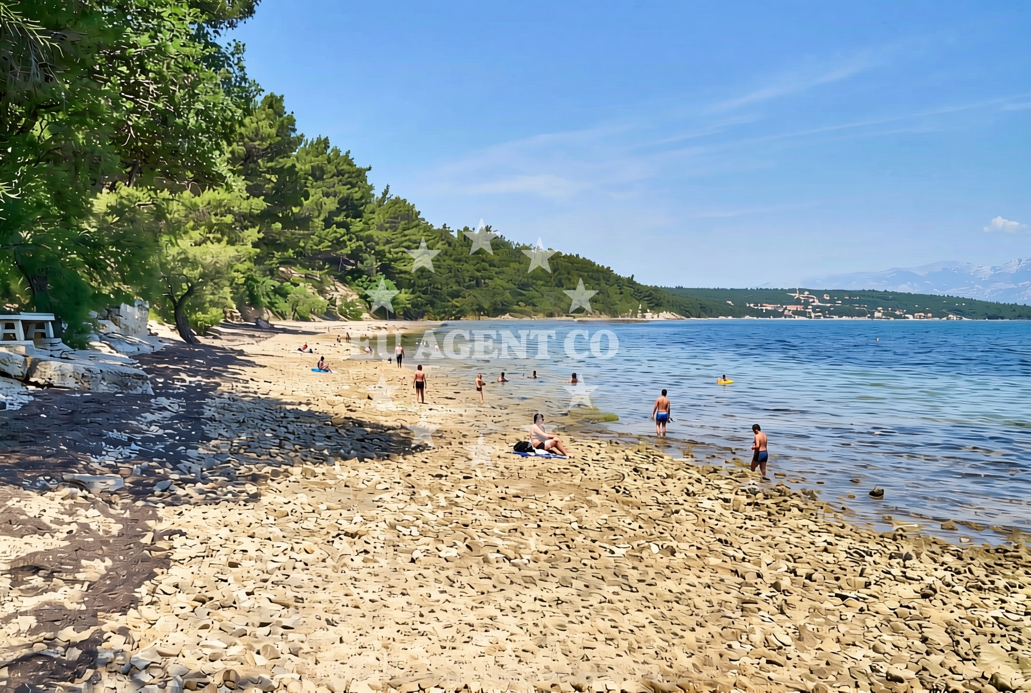 Additional view of Donji Karin: beaches and coves (2) in Donji Karin