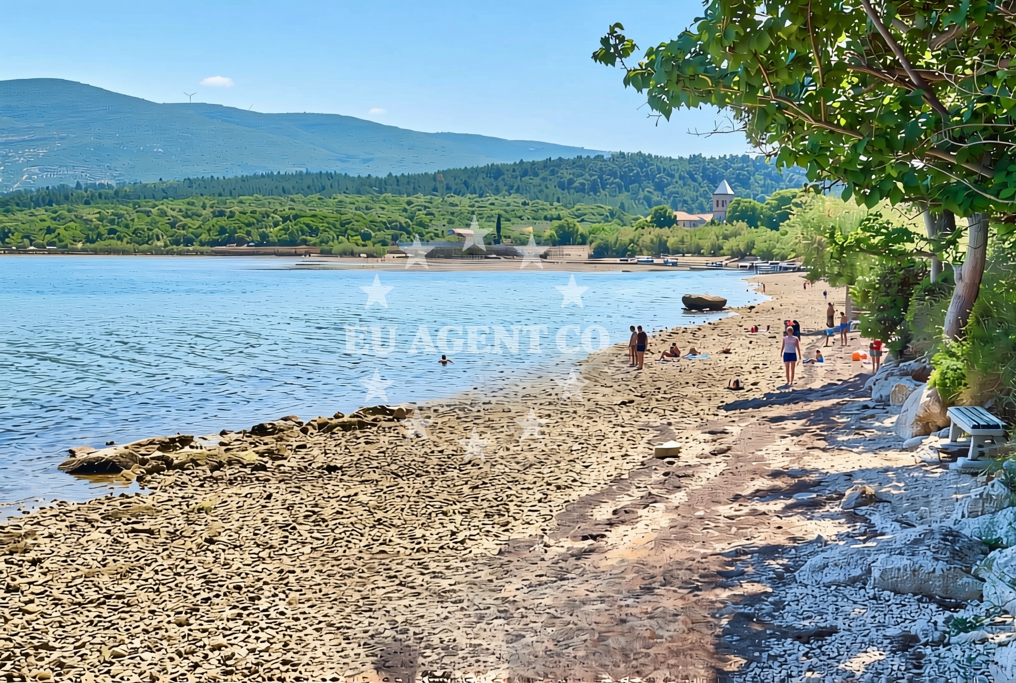 Additional view of Donji Karin istok, Donji Karin Beach in Donji Karin istok